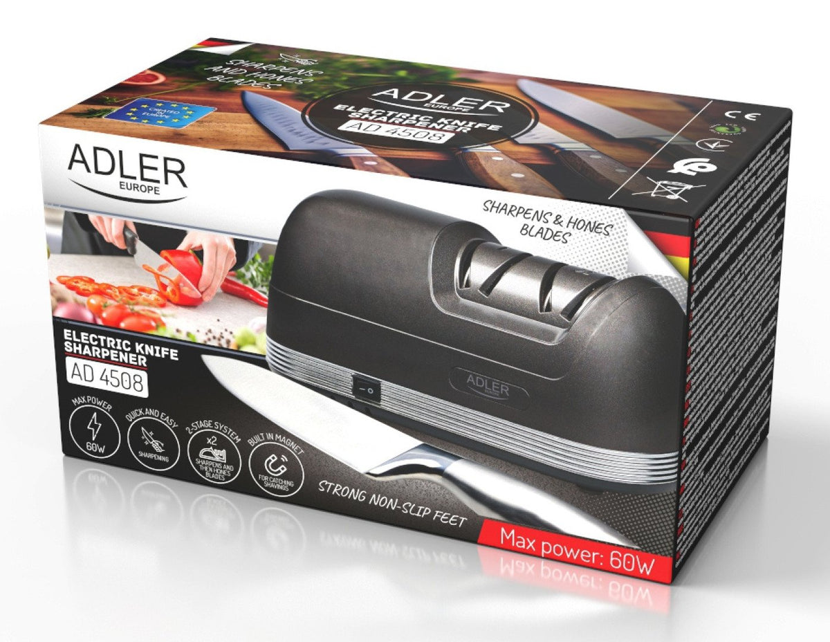 EAN 5905575902368 - Adler AD 4508 afilador de cuchillo Afilador de cuchillos eléctrico Negro imagen 18