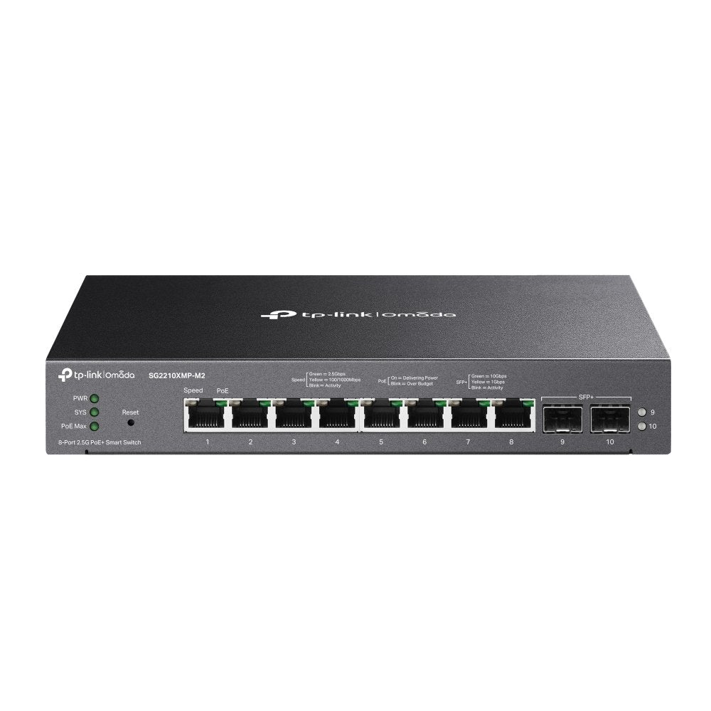 EAN 4895252504774 - TP-Link Omada SG2210XMP-M2 switch Gestionado L2/L2+ 2.5G Ethernet (100/1000/2500) Energía sobre Ethernet imagen 1