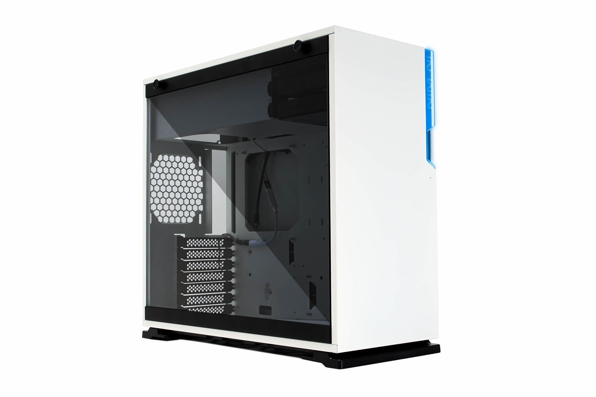 Caja Pc In Win Torre Atx 101c Blanco Usb 3.1 Tipo C Y Rgb/Lateral Cristal Templado 3mm 1aciaa--000040