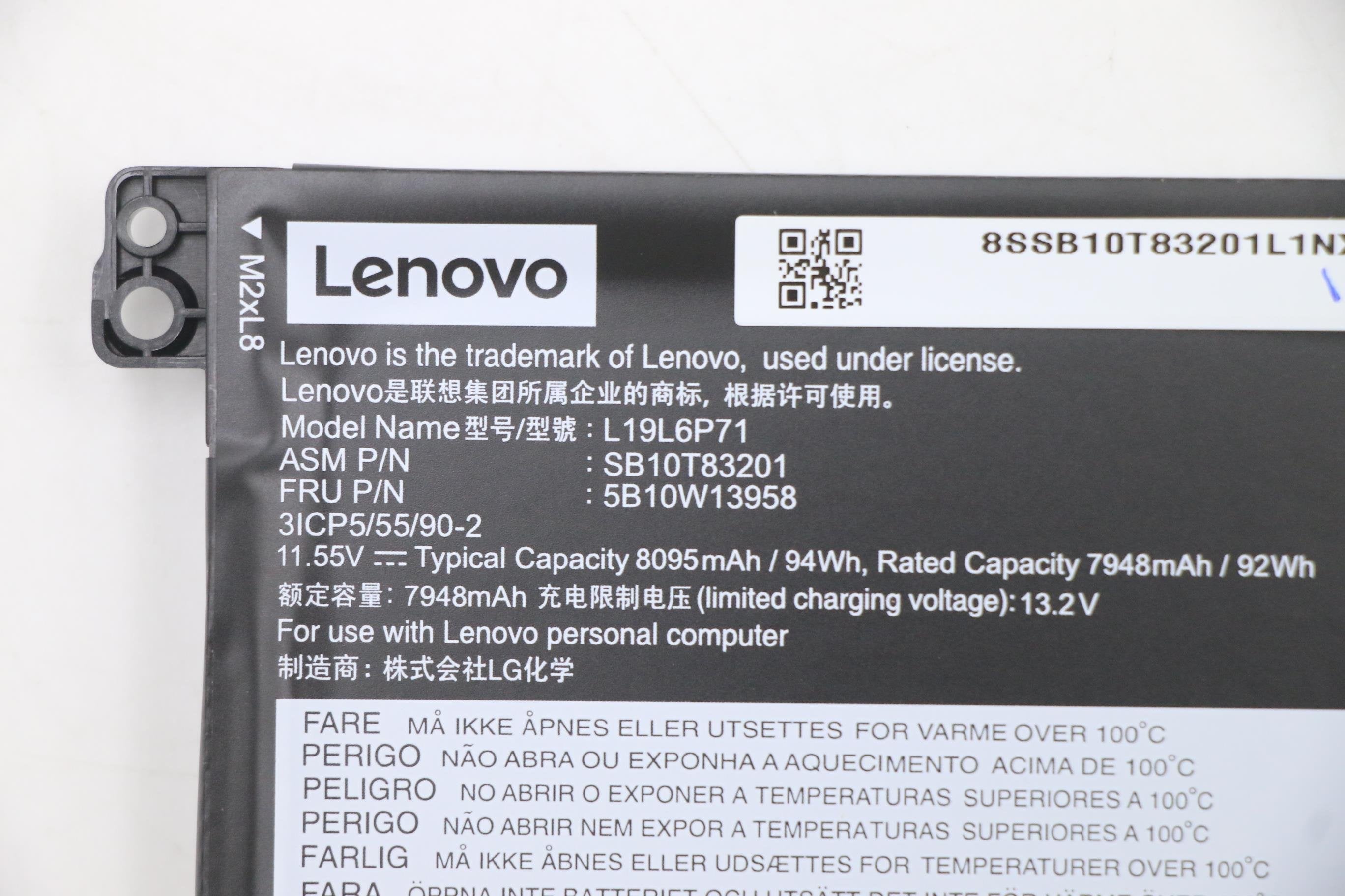 Internal,6c,93.5wh,Liion,Lgc - Warranty: 3m