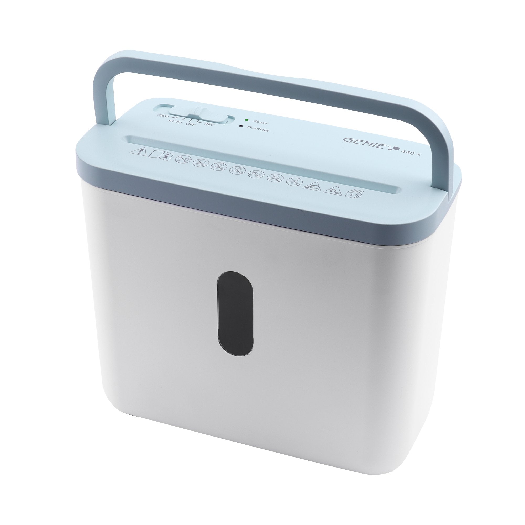 EAN 4030152953653 - Genie 440 X Blue triturador de papel Corte cruzado 72 dB Azul, Blanco imagen 2