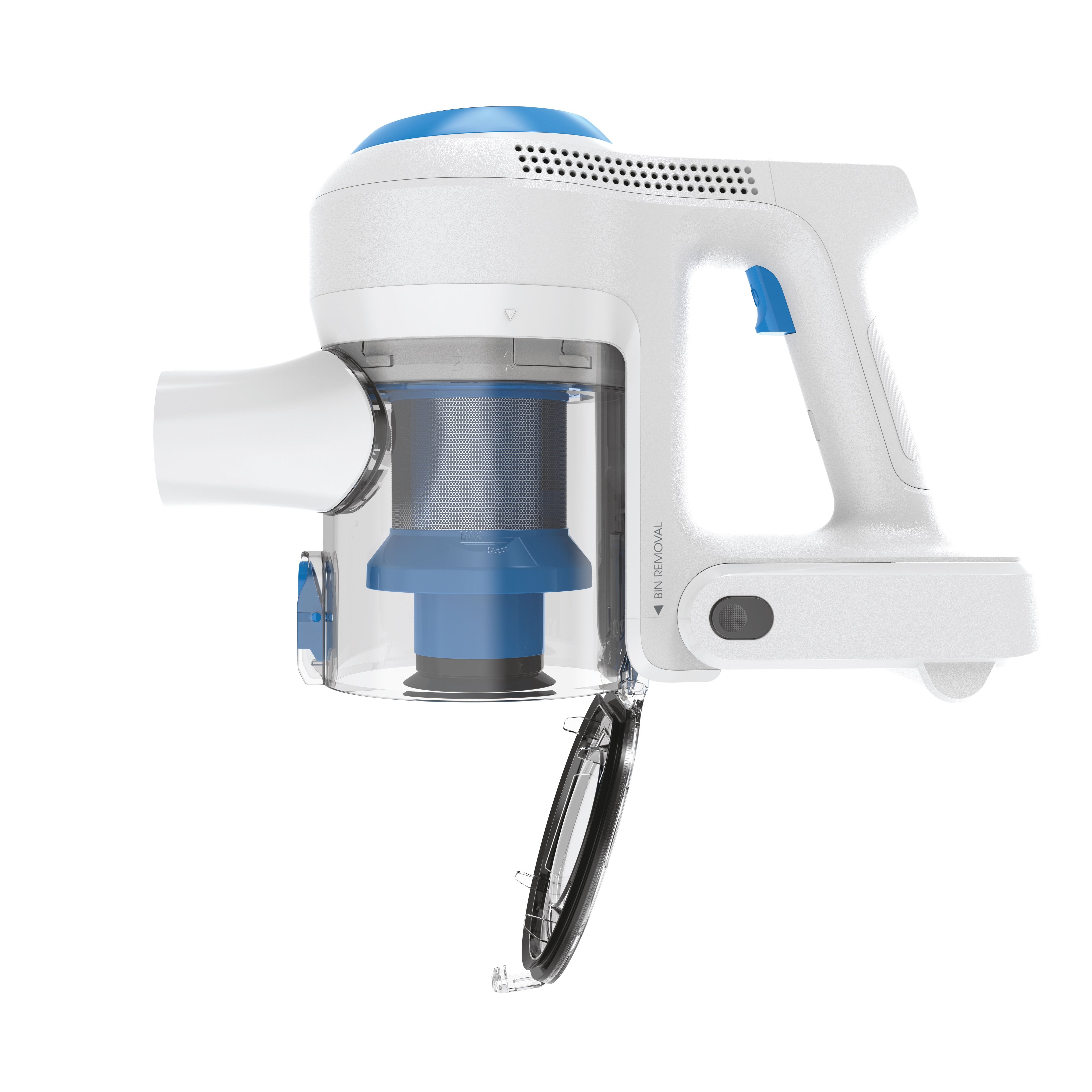 Candy Scopa Elettrica Cviva20 Ricaricabile Bianco/Blu