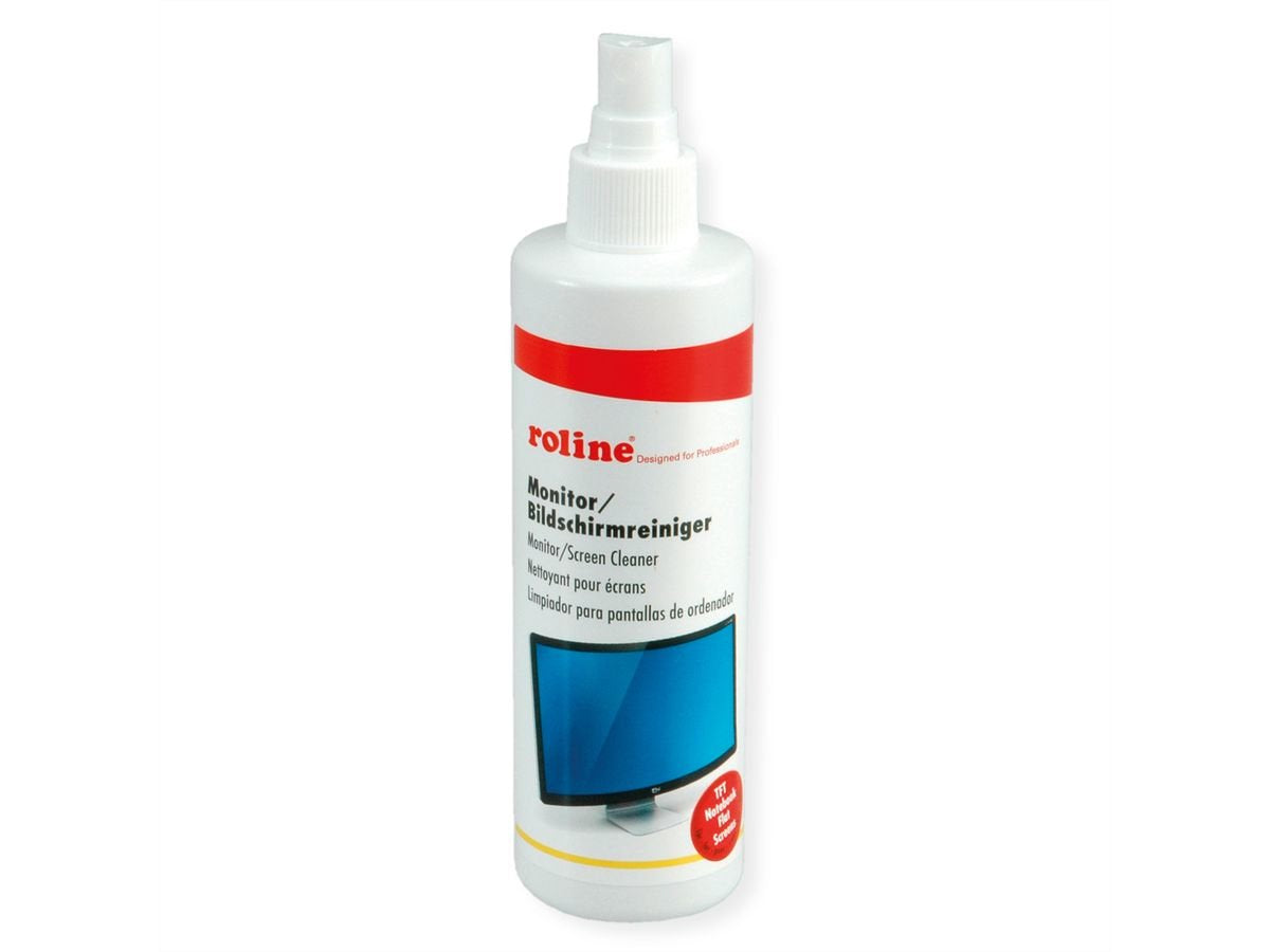 EAN 7611990759446 - ROLINE 19.04.4160 kit de limpieza para computadora LCD/LED/Plasma, LCD/TFT/Plasma Paño seco y espray para imagen 5
