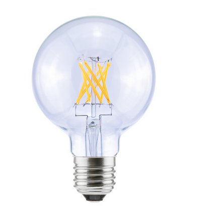Segula Led Globe 80 Klar E27 6,5w 2700k Dimmbar