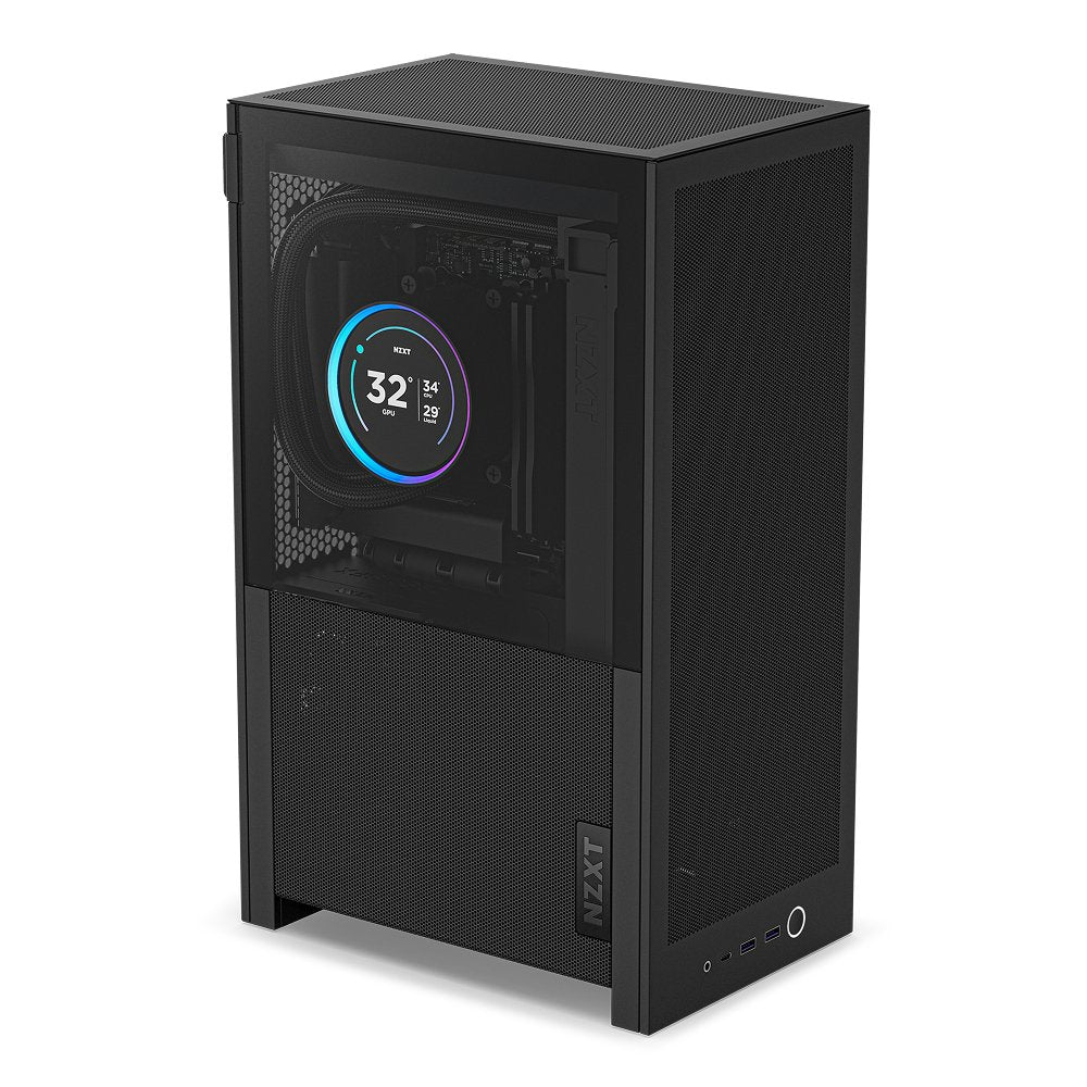Nzxt H2 Flow (Negro, Tempered Glass) Ci-H21fb-01