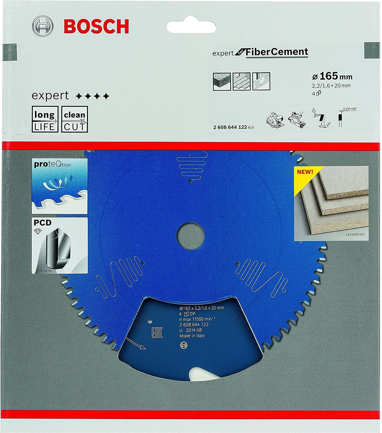 EAN 3165140796880 - Bosch 2608644122 hoja de sierra circular 20,3 cm 1 pieza(s) imagen 2