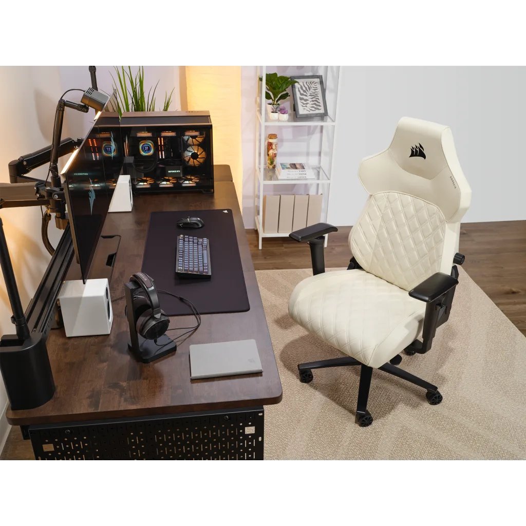 EAN 0840006678441 - Corsair TC500 LUXE Silla para videojuegos de PC Asiento acolchado Beige imagen 8