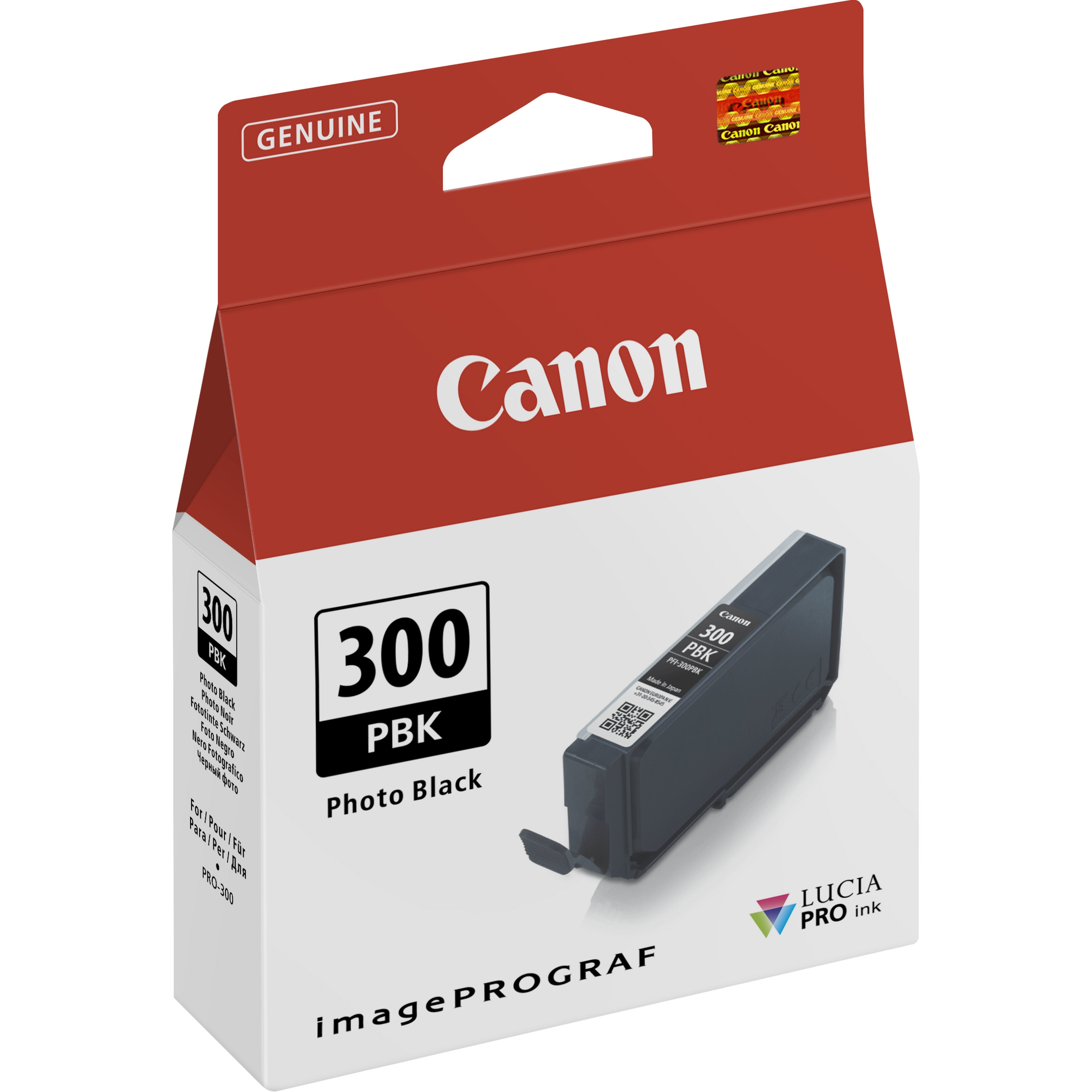 Canon Tinta Negro (Foto) Pfi-300pbk 4193c001 14ml