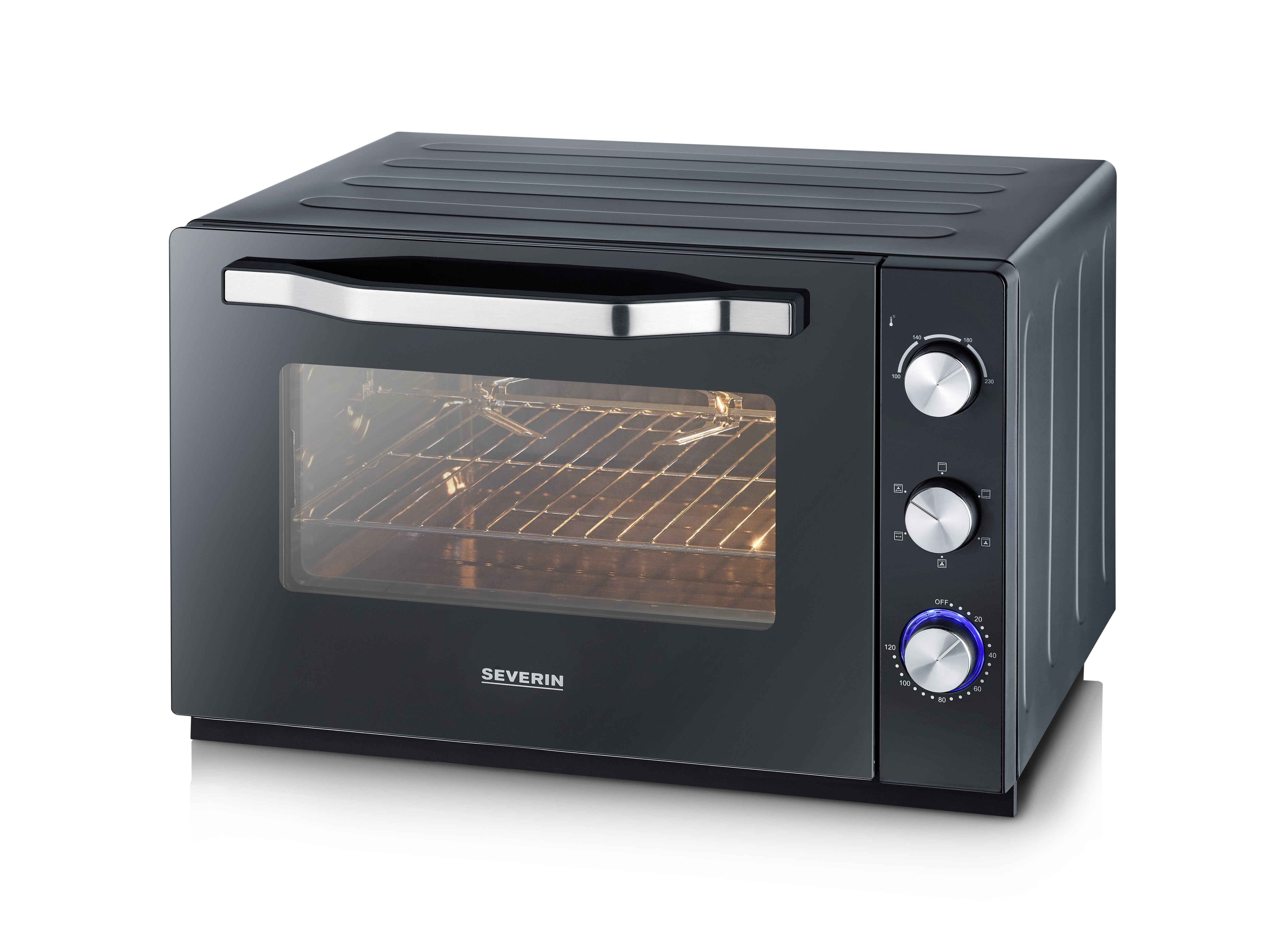 EAN 4008146040443 - Severin TO 2073 XXL horno tostador 60 L 2200 W Negro Parrilla imagen 1
