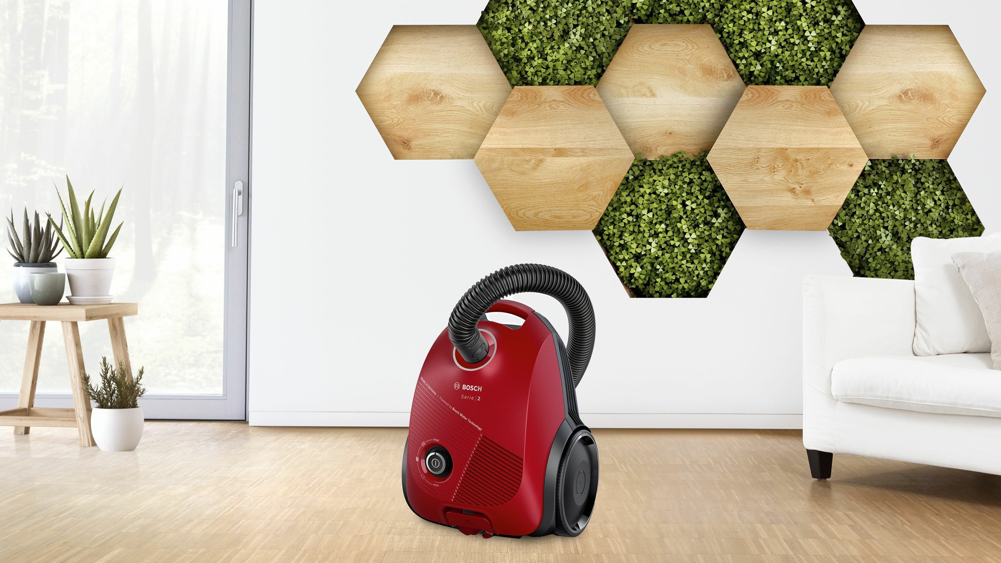 Aspiradora Bosch Serie 2 Bgbs2rd1 3,5 L Aspiradora Cilíndrica Secar 600 W Bolsa Para El Polvo