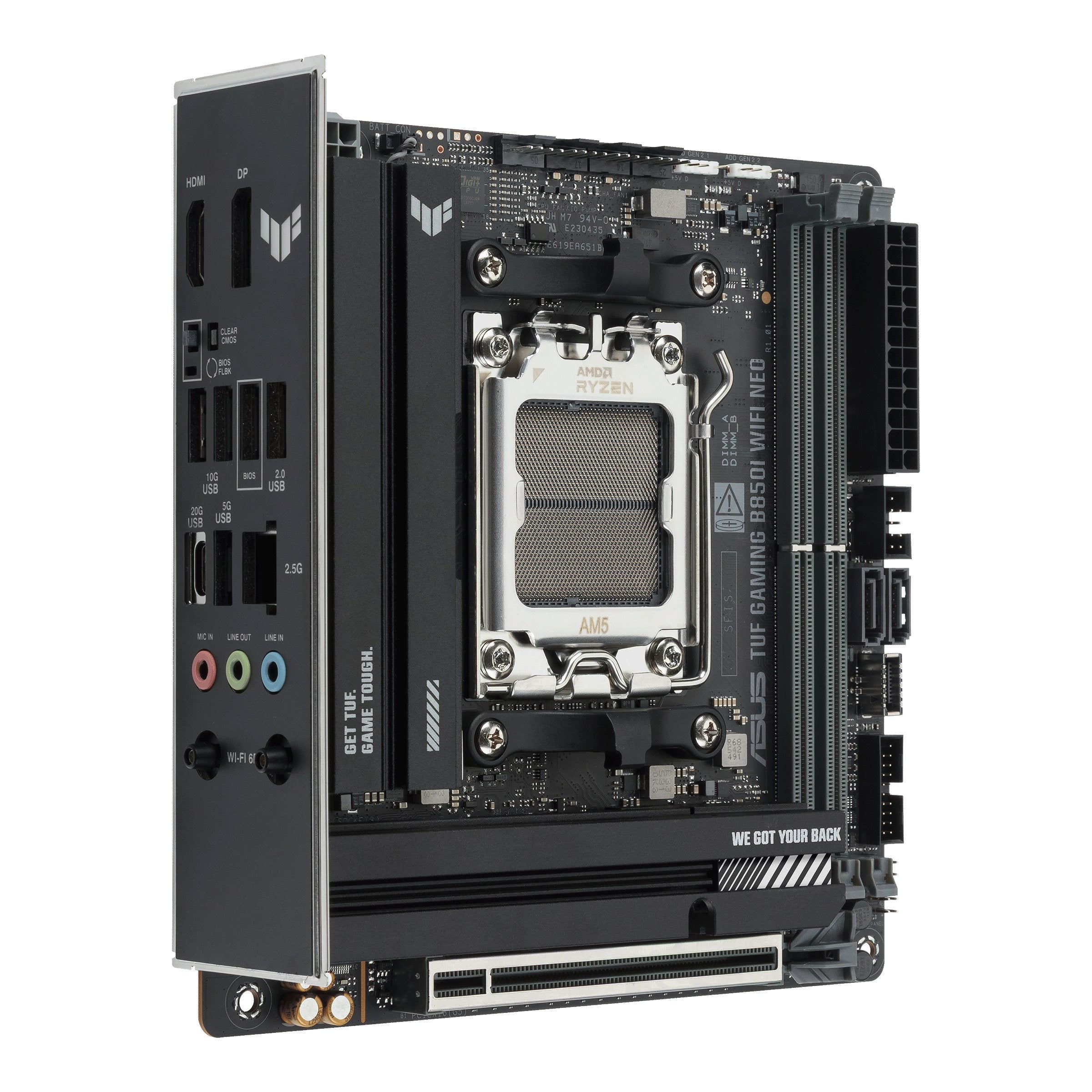 Asus Tuf Gaming B850i Wifi Neo Amd,Am5,Ddr5,Atx