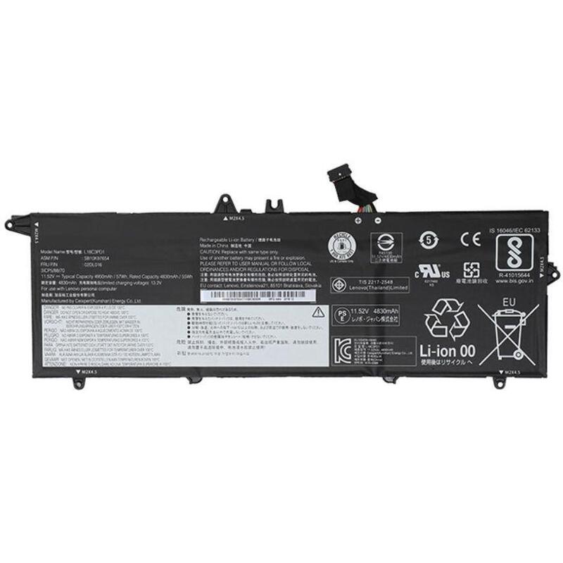 57wh 3-Cell Li-Ion Battery For Lenovo Thinkpad