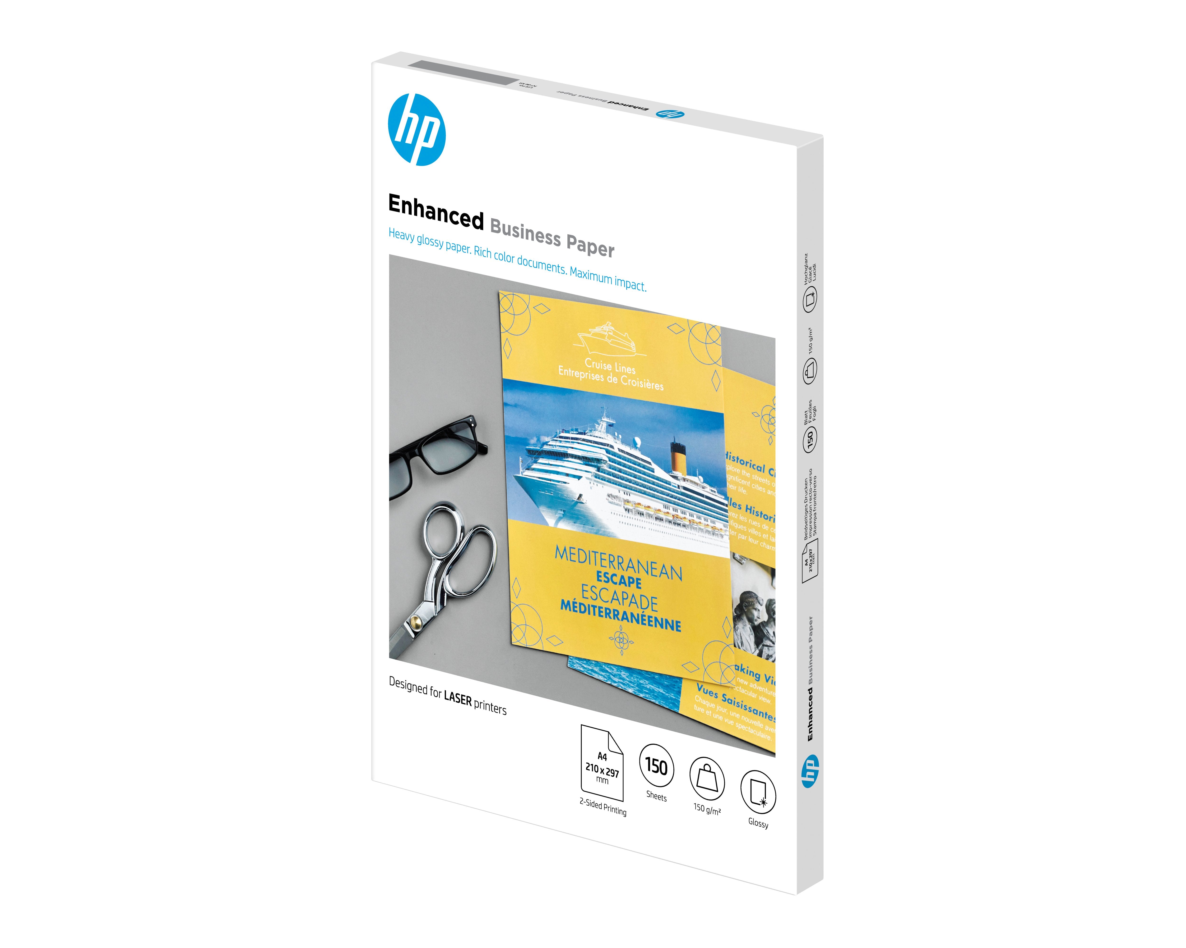 EAN 0884962310632 - HP Professional Glossy Laser Paper 150 gsm-150 sht/A4/210 x 297 mm papel para impresora de inyección de t imagen 6