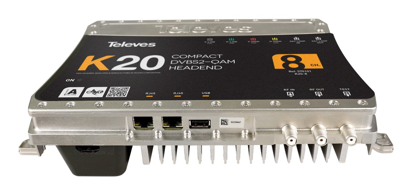 Televes K20-8 Kompaktkopfstelle 8transponder Dvb-S2 In Qam