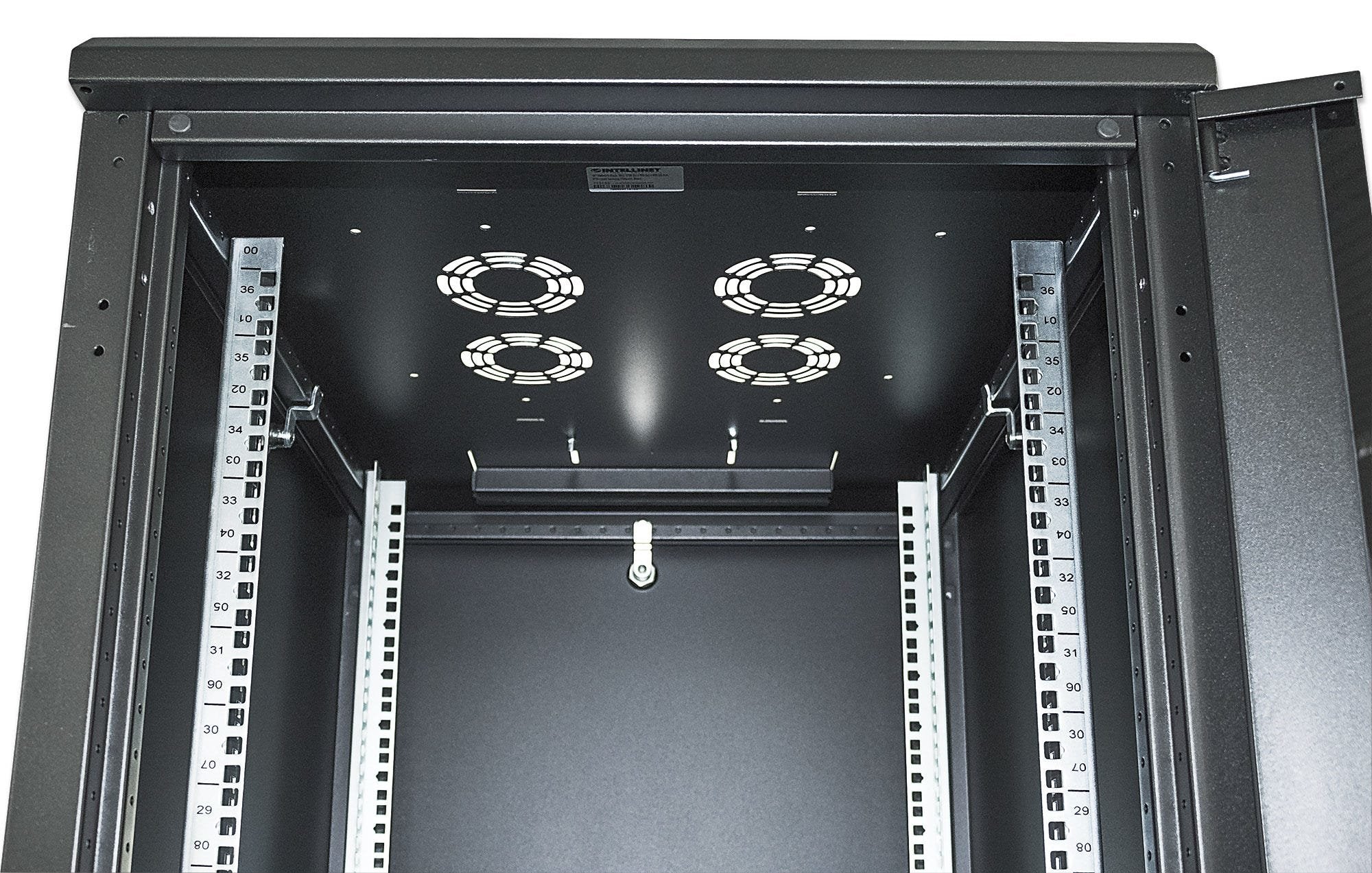 Armario Rack Intellinet 713382 36u Rack O Bastidor Independiente Negro