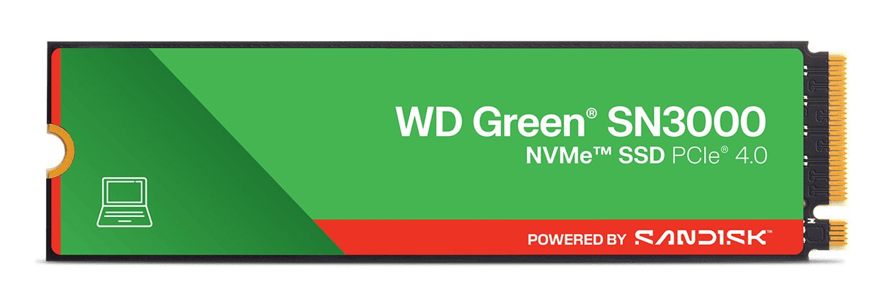 EAN 718037904603 - SanDisk Green SN3000 1 TB M.2 PCI Express 4.0 NVMe QLC 3D NAND imagen 2