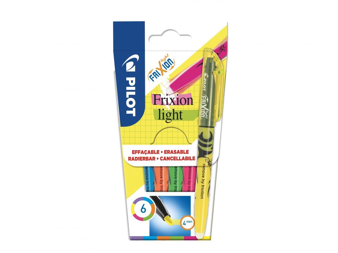 Pilot Pen Frixion Marcador Fluorescente Multicolor