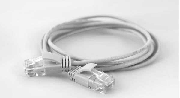 Wantec Cable De Red Utp Cat6a D=2,8mm 0,50m Blanco