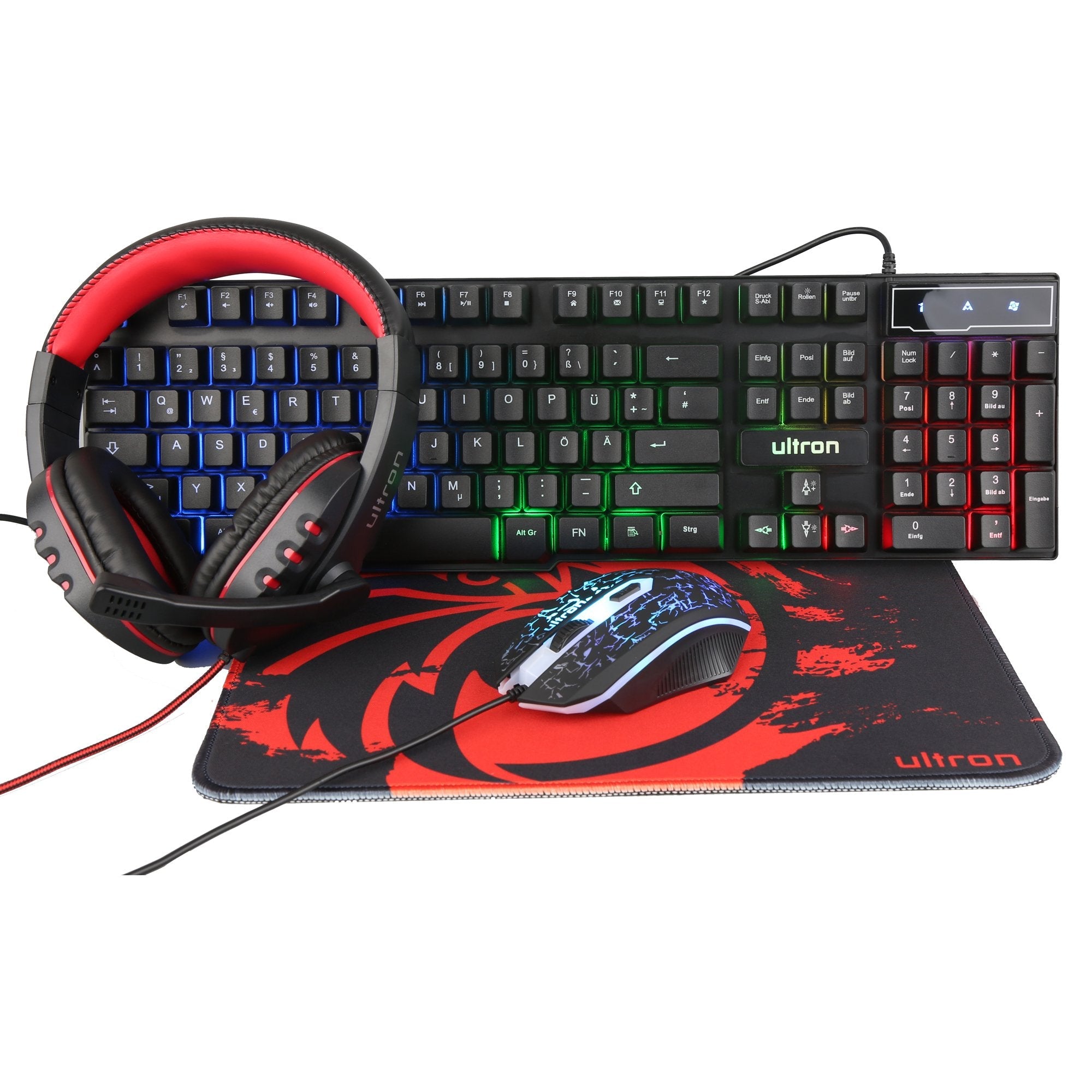 Ultron Hawk Set Negro Cablegehnden 4in1