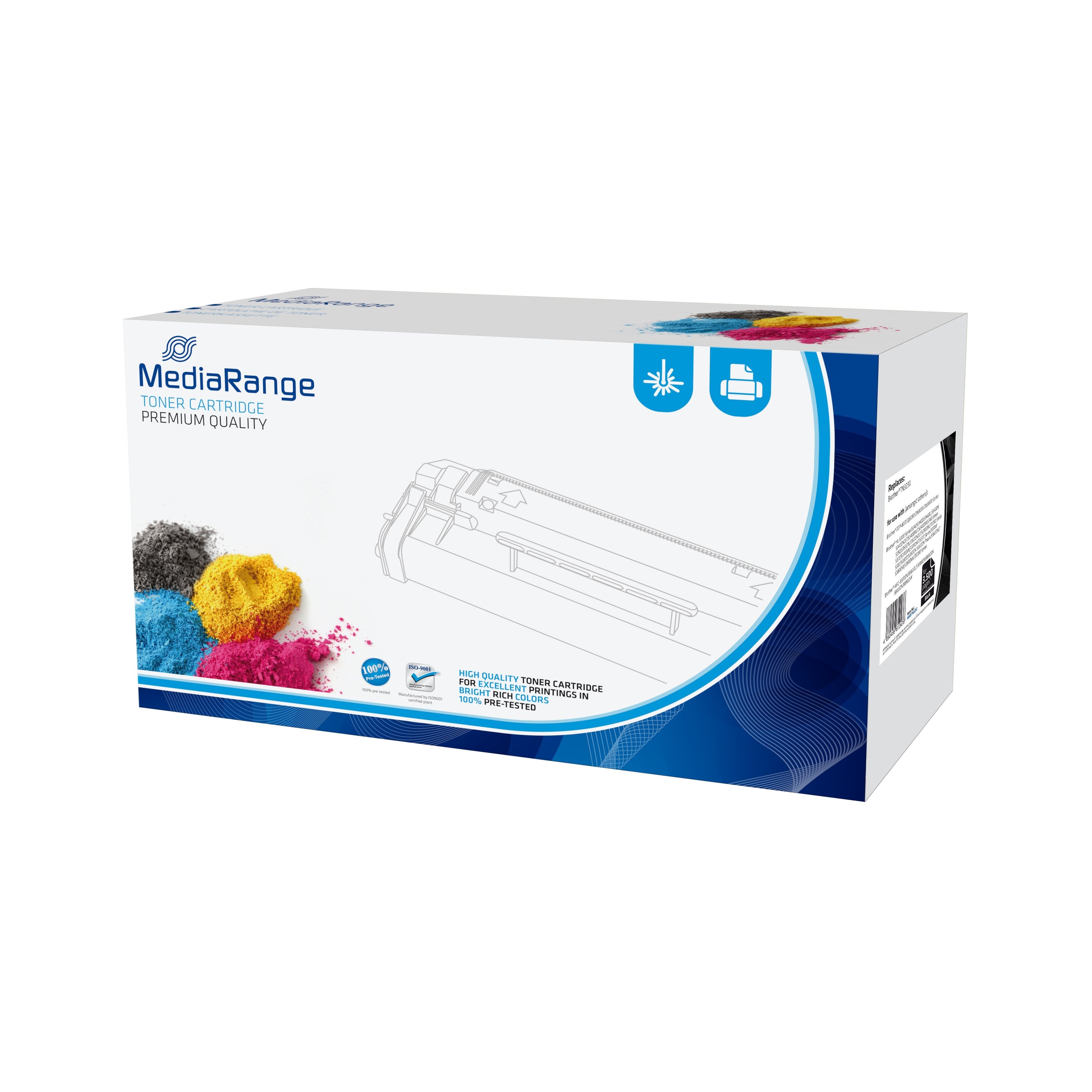 Toner Mediarange Brother Para Tn-3230 Negro