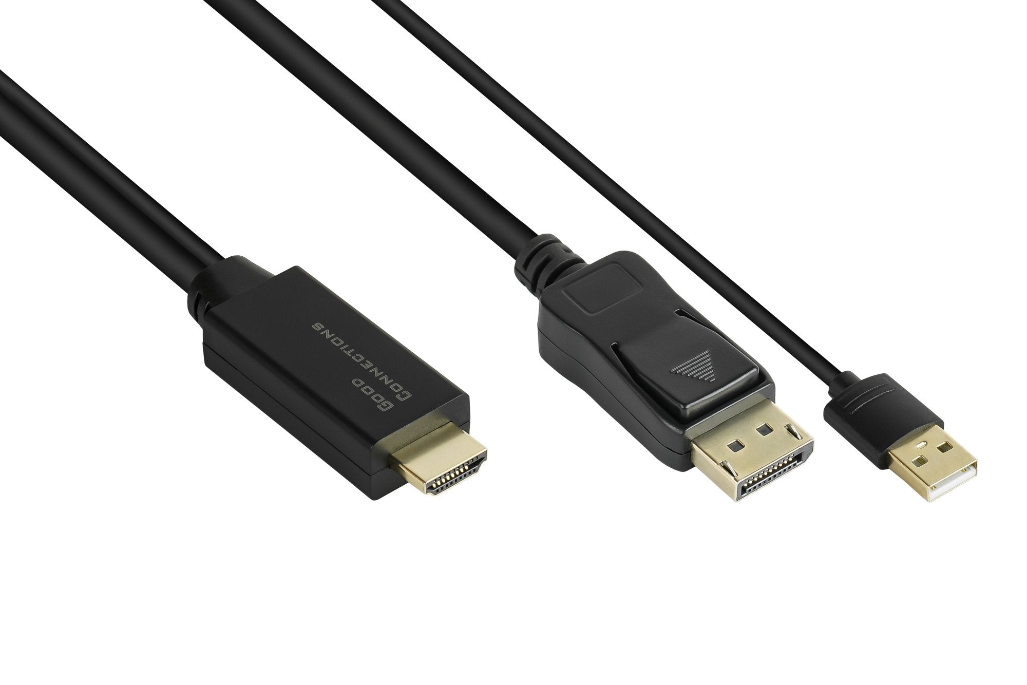 Alcasa Hdmi-Dp020 Adaptador De Cable De Vídeo 2 M Hdmi Tipo A (Estándar) Displayport Negro