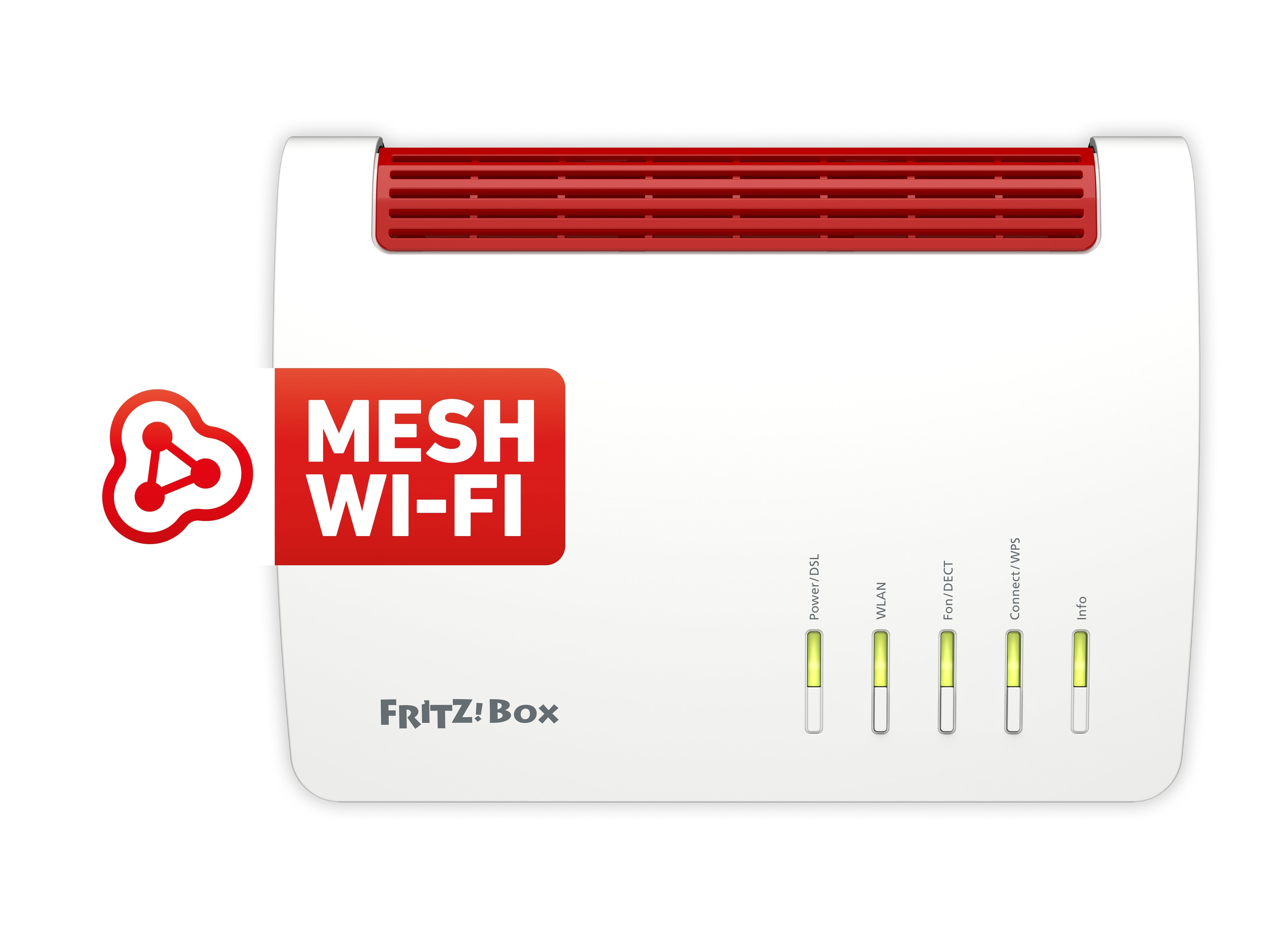 EAN 4023125028045 - Box FRITZ! 7590 router inalámbrico Gigabit Ethernet Doble banda (2,4 GHz / 5 GHz) Blanco imagen 6
