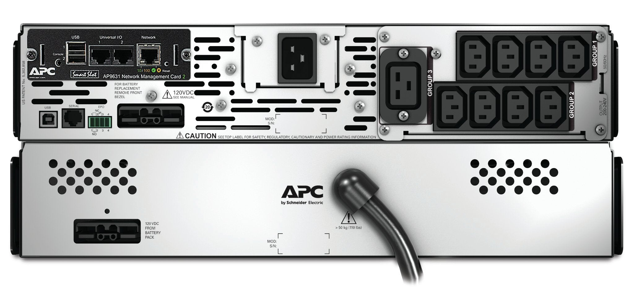 EAN 0731304272694 - APC Smart-UPS sistema de alimentación ininterrumpida (UPS) Línea interactiva 3 kVA 2700 W 9 salidas AC imagen 8