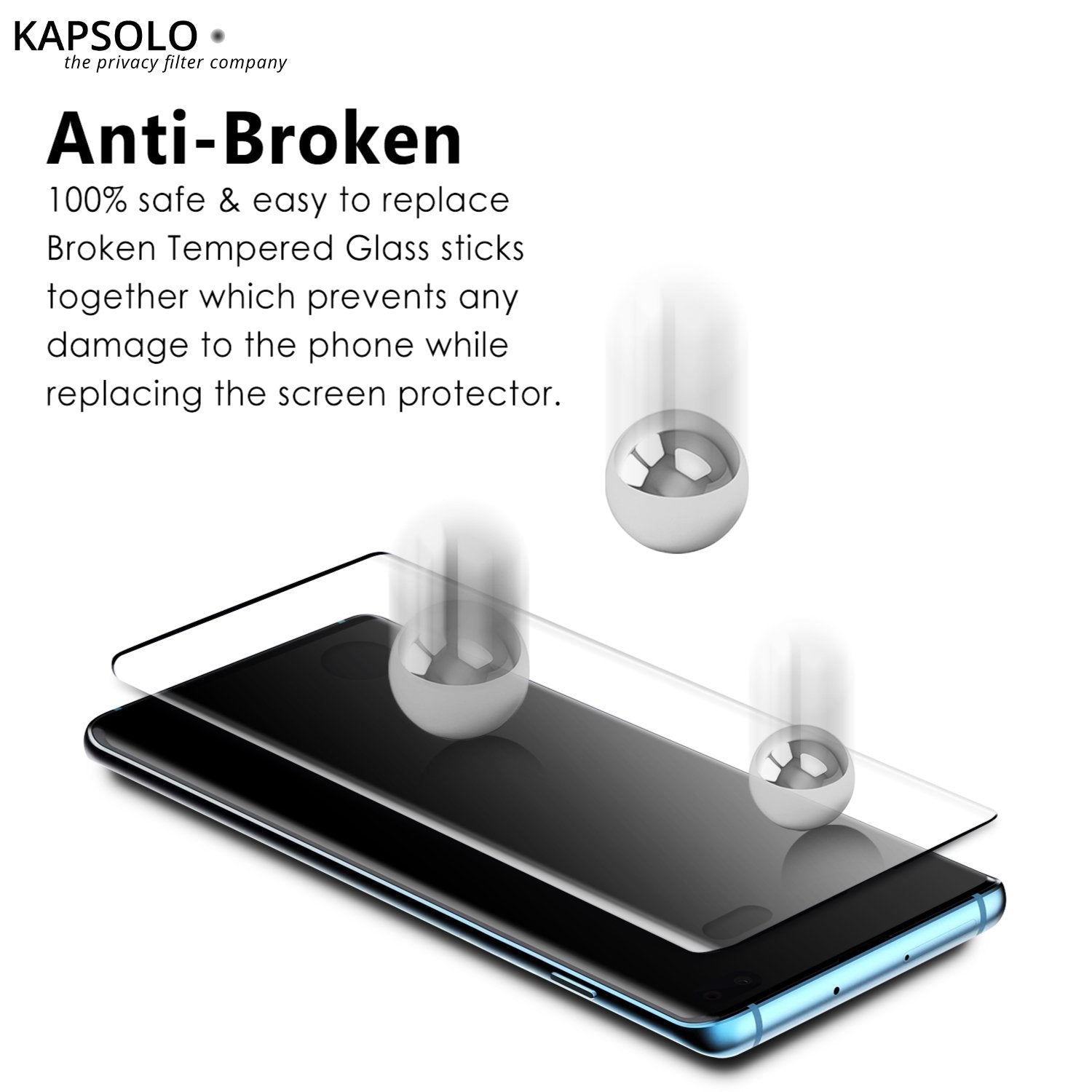 EAN 5714681054805 - KAPSOLO Tempered GLASS Samsung Galaxy S20 Plus Sreen Protection Protector de pantalla imagen 5