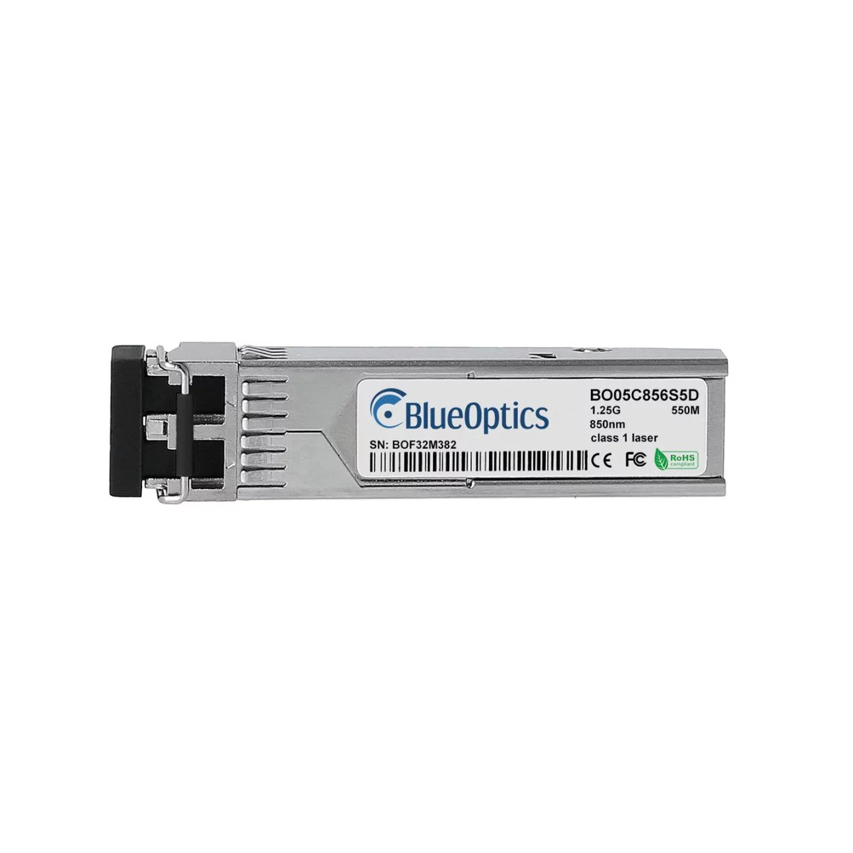 Blueoptics Alcatel-Lucent Minigbic-Sx Blueoptics Bo05c856s5d Sfp Transceiver, 1000base-Sx, Multimode Fiber, 850nm, 550 M