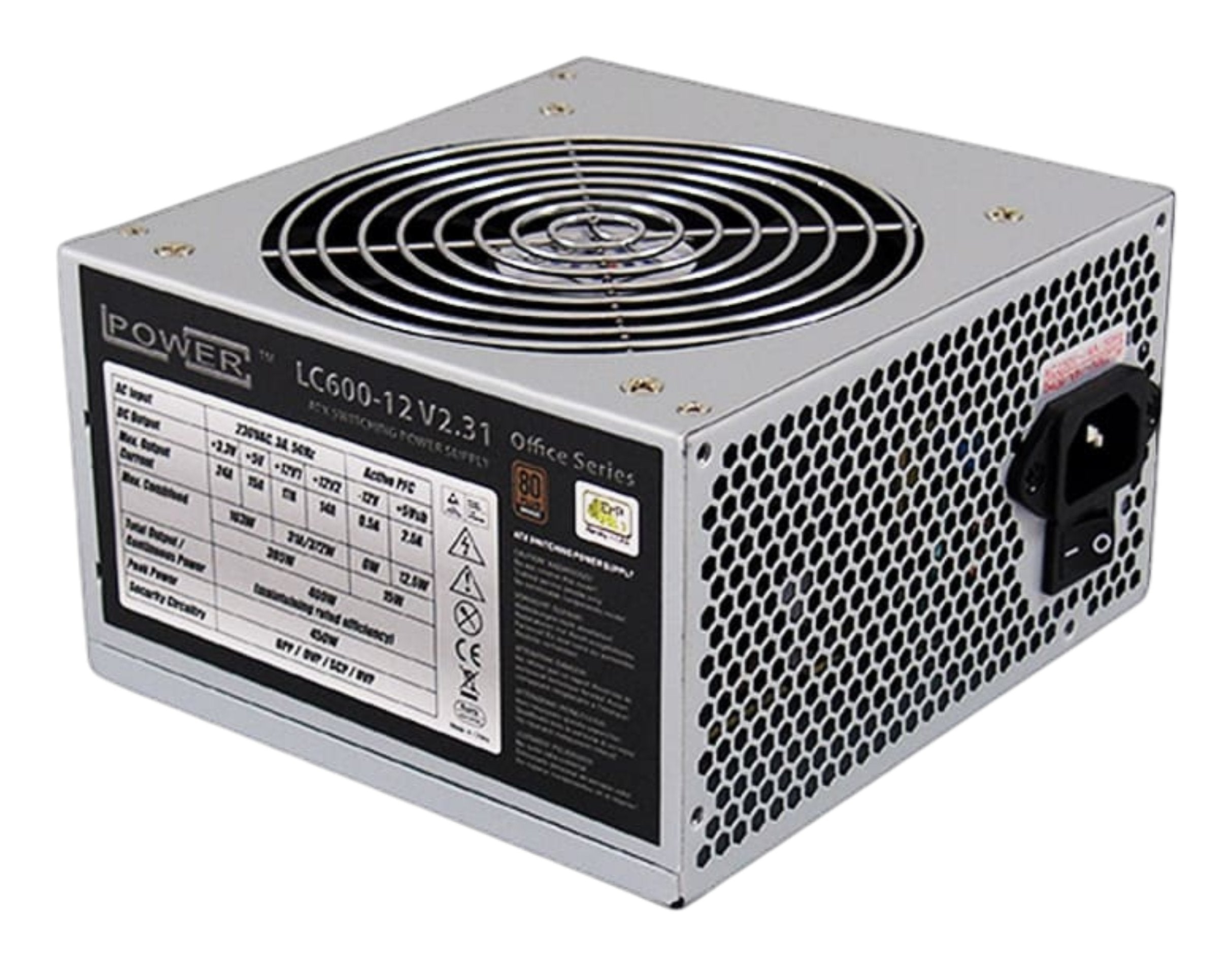 EAN 4260070124419 - LC-Power LC600-12 V2.31 unidad de fuente de alimentación 400 W 20+4 pin ATX ATX Gris imagen 1