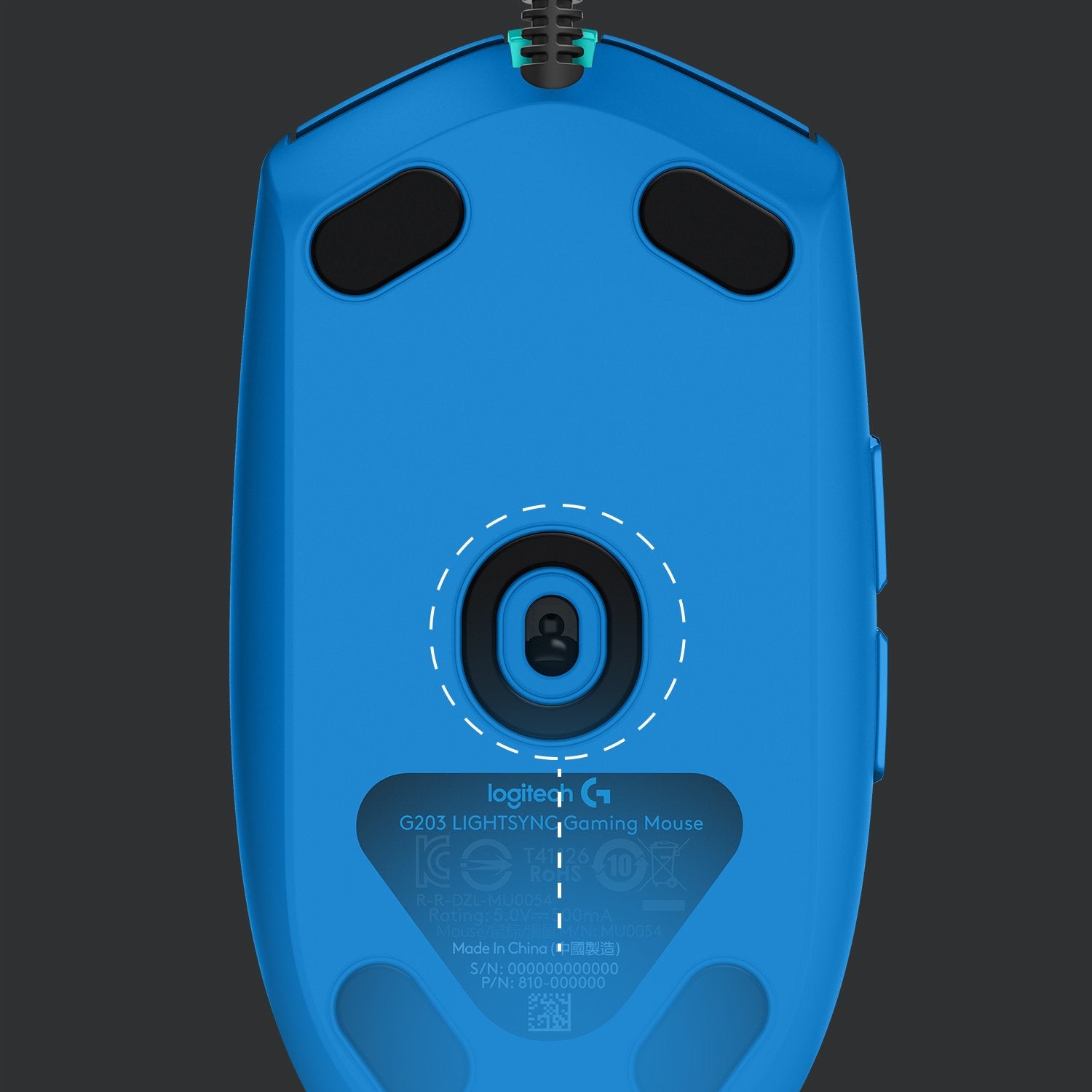 EAN 5099206089181 - Logitech G 910-005798 ratón Juego USB tipo A 8000 DPI imagen 3