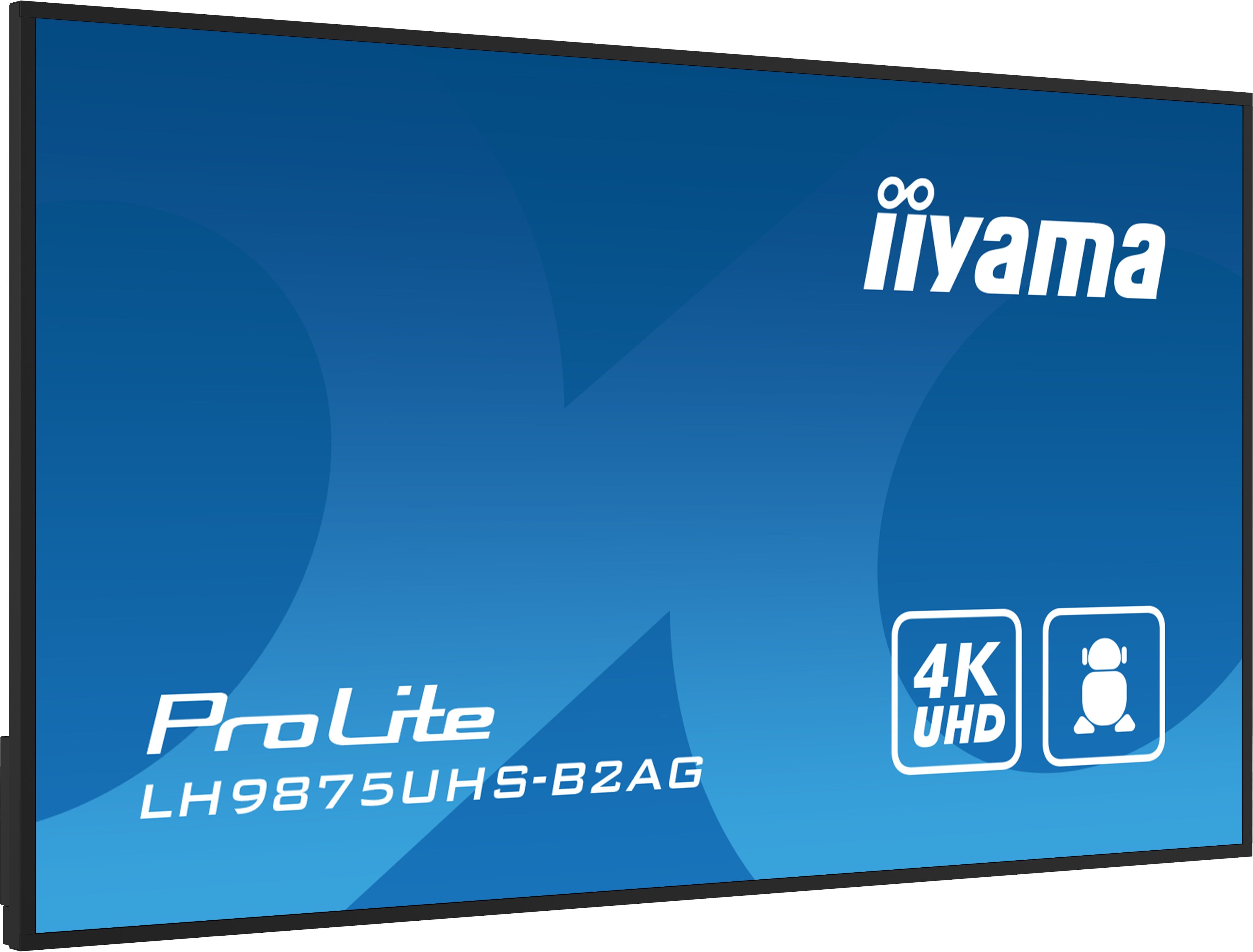 EAN 4948570124923 - iiyama LH9875UHS-B2AG pantalla de señalización Pantalla plana para señalización digital 2,48 m (97.5") LE imagen 6