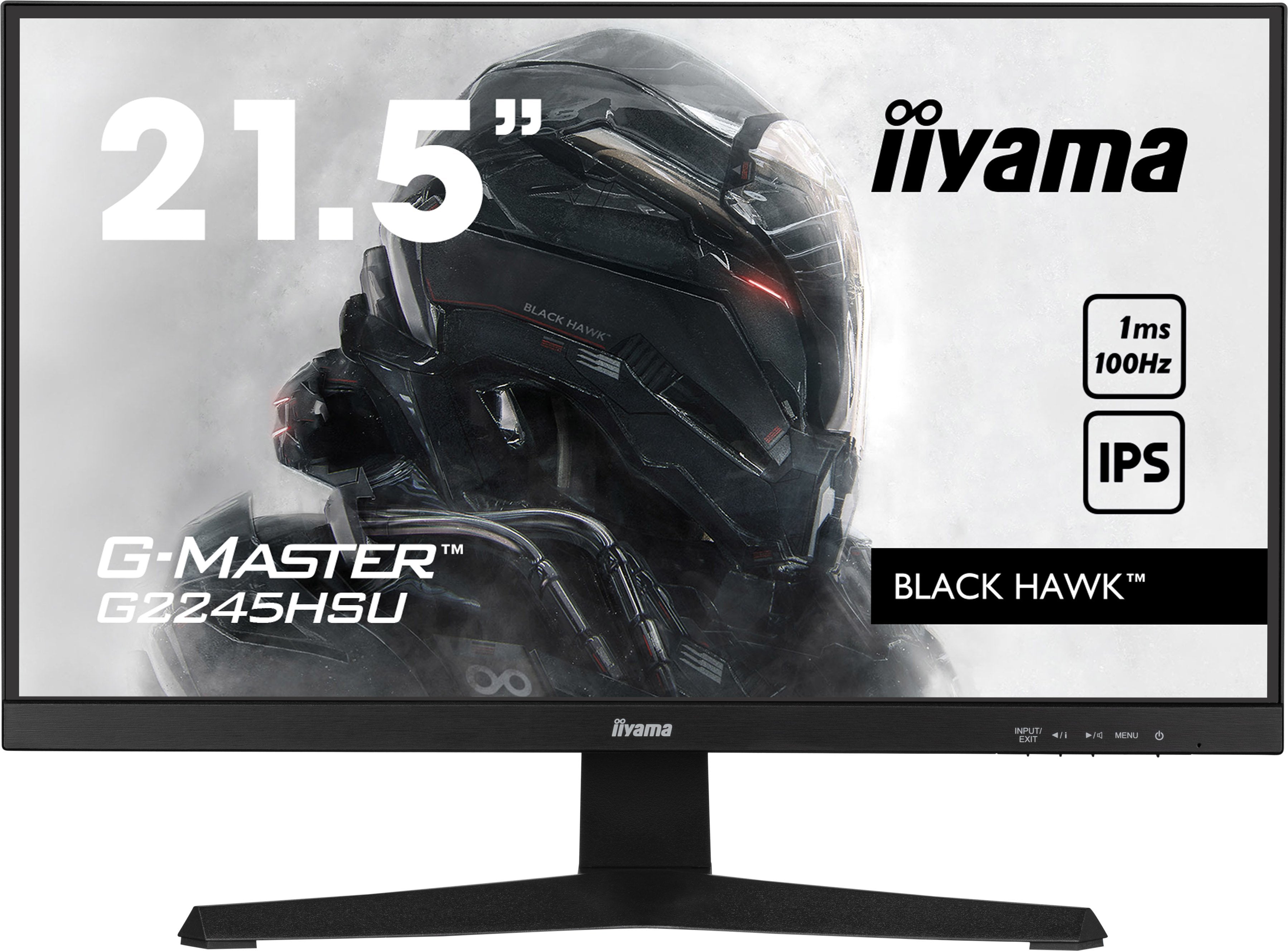 EAN 4948570124688 - iiyama G-MASTER G2245HSU-B2 pantalla para PC 54,6 cm (21.5") 1920 x 1080 Pixeles Full HD LED Negro imagen 2