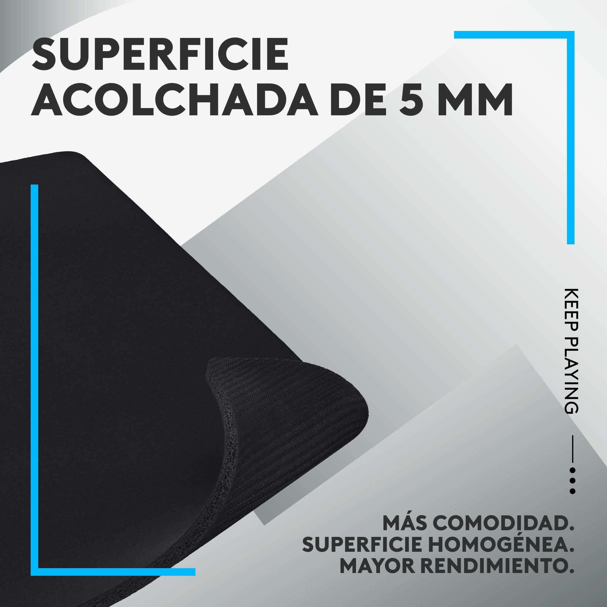 EAN 5099206104372 - Logitech G 943-000806 alfombrilla para ratón Alfombrilla de ratón para juegos Negro imagen 7