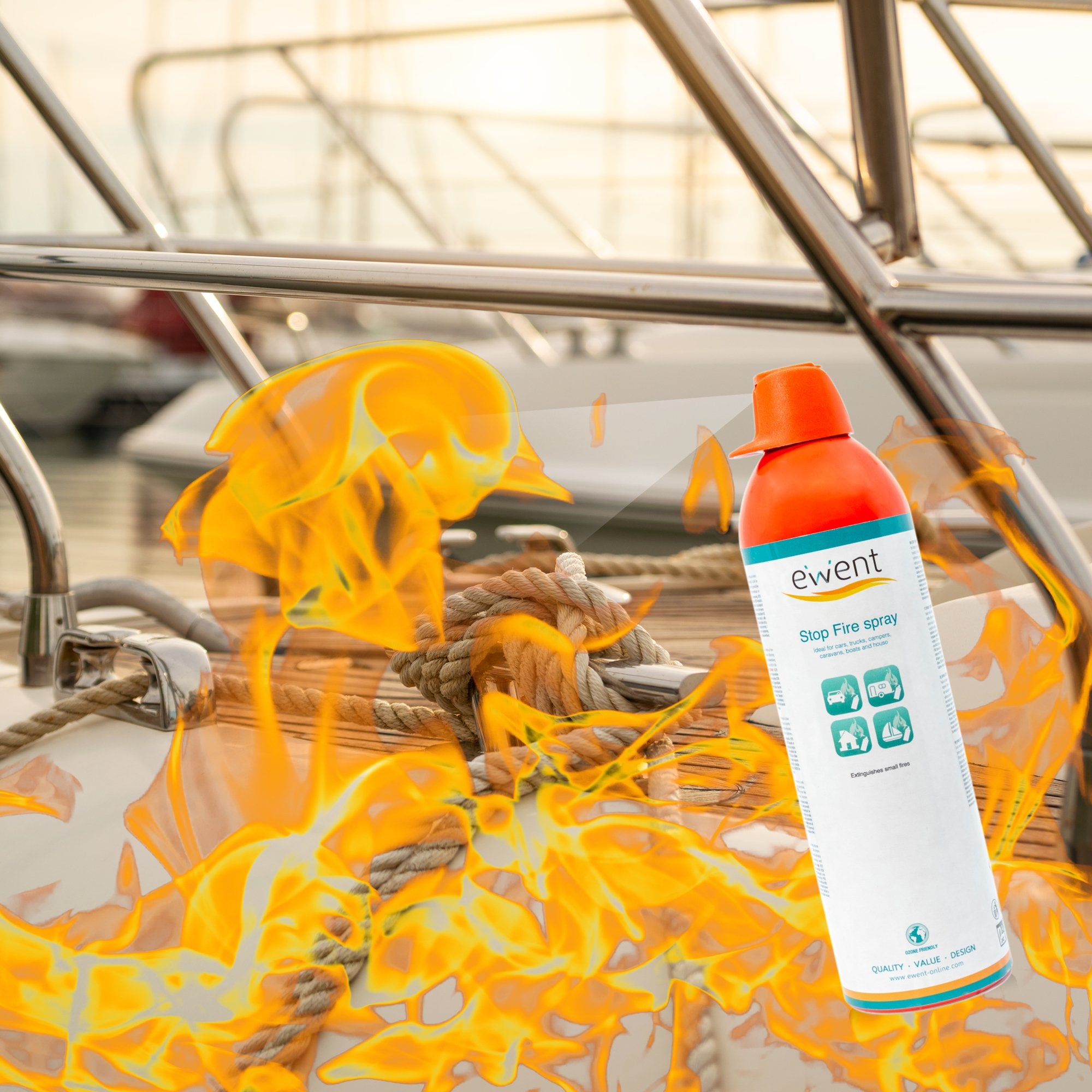 EAN 8054392619113 - Ewent EW5621 extintor de incendios Químico húmedo A, B, C, E imagen 9