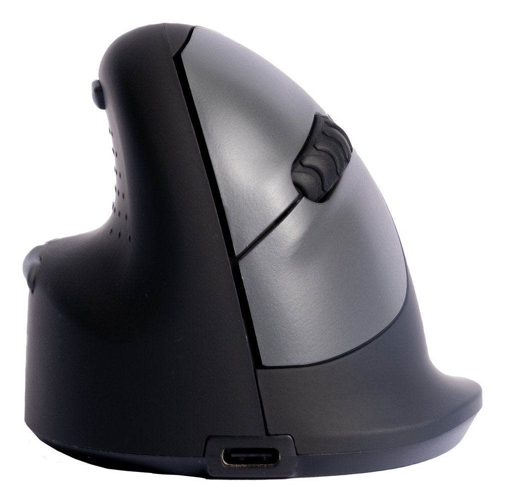 R-Go Tools R-Go He Mouse, Ratón Ergonómico, Medio (165-195mm), Zurdo, Inalámbricos