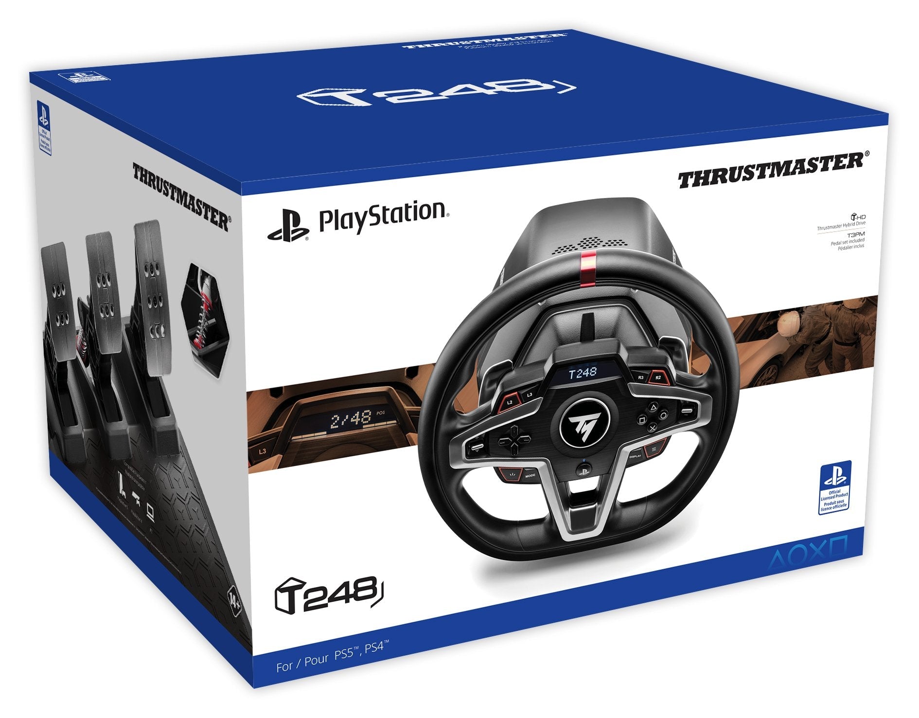 EAN 3362934111595 - Thrustmaster T248 Negro Volante + Pedales PC, PlayStation 4, PlayStation 5 imagen 5