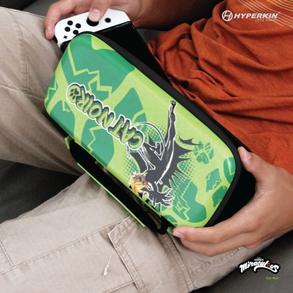 Hyperkin Travelcase Miraculous Cat Noir Switch