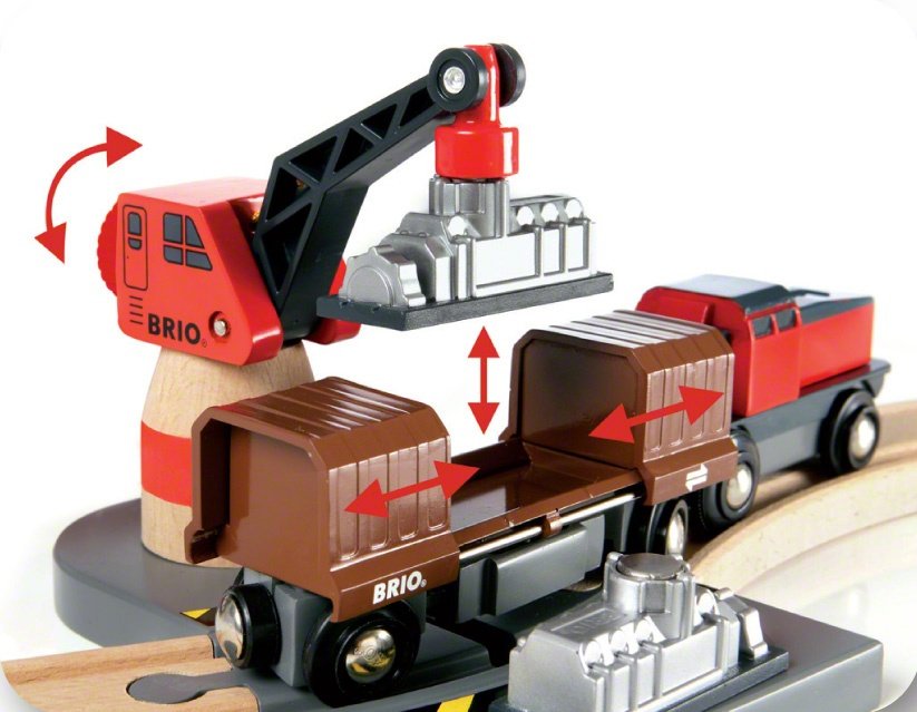 Brio World Set De Puerto De Contenedores Del Mundo, Ferrocarril 33061