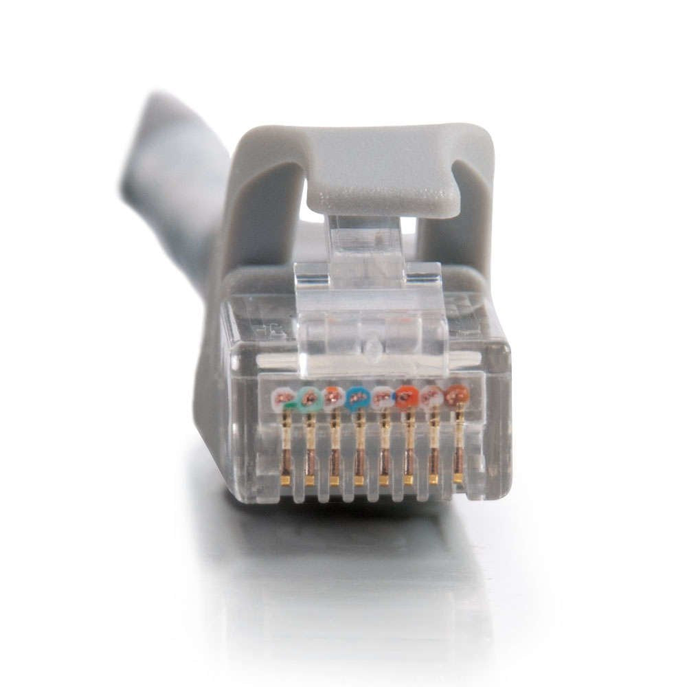 C2g Cat6 Booted Unshielded (Utp) Network Patch Cable Cable De Interconexión Rj-45 (M) A Rj-45 (M) 2 M Utp Cat 6 Moldeado Sin Enganches Trenzado Gris