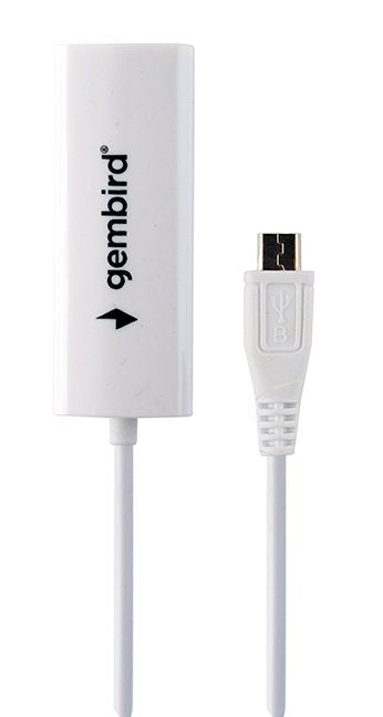 Gembird Adaptador Micro Usb A Rj45 Lan 100mbit/S Blanco Nic-Mu2-01