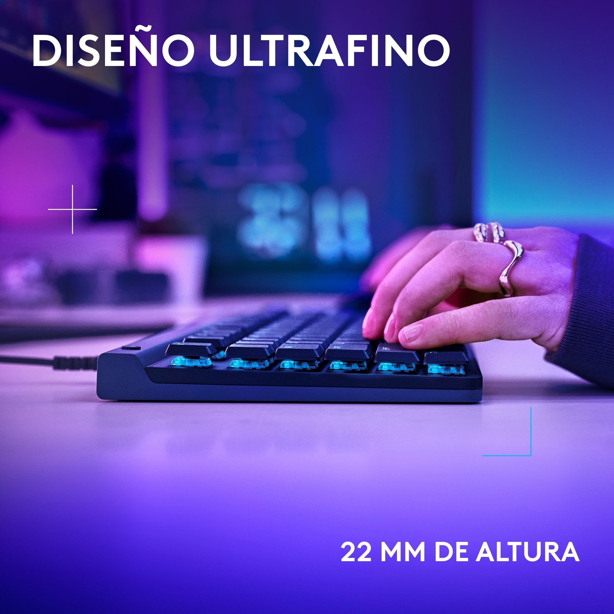 EAN 5099206123236 - Logitech G 920-012891 teclado Juego USB QWERTY Español Negro imagen 4