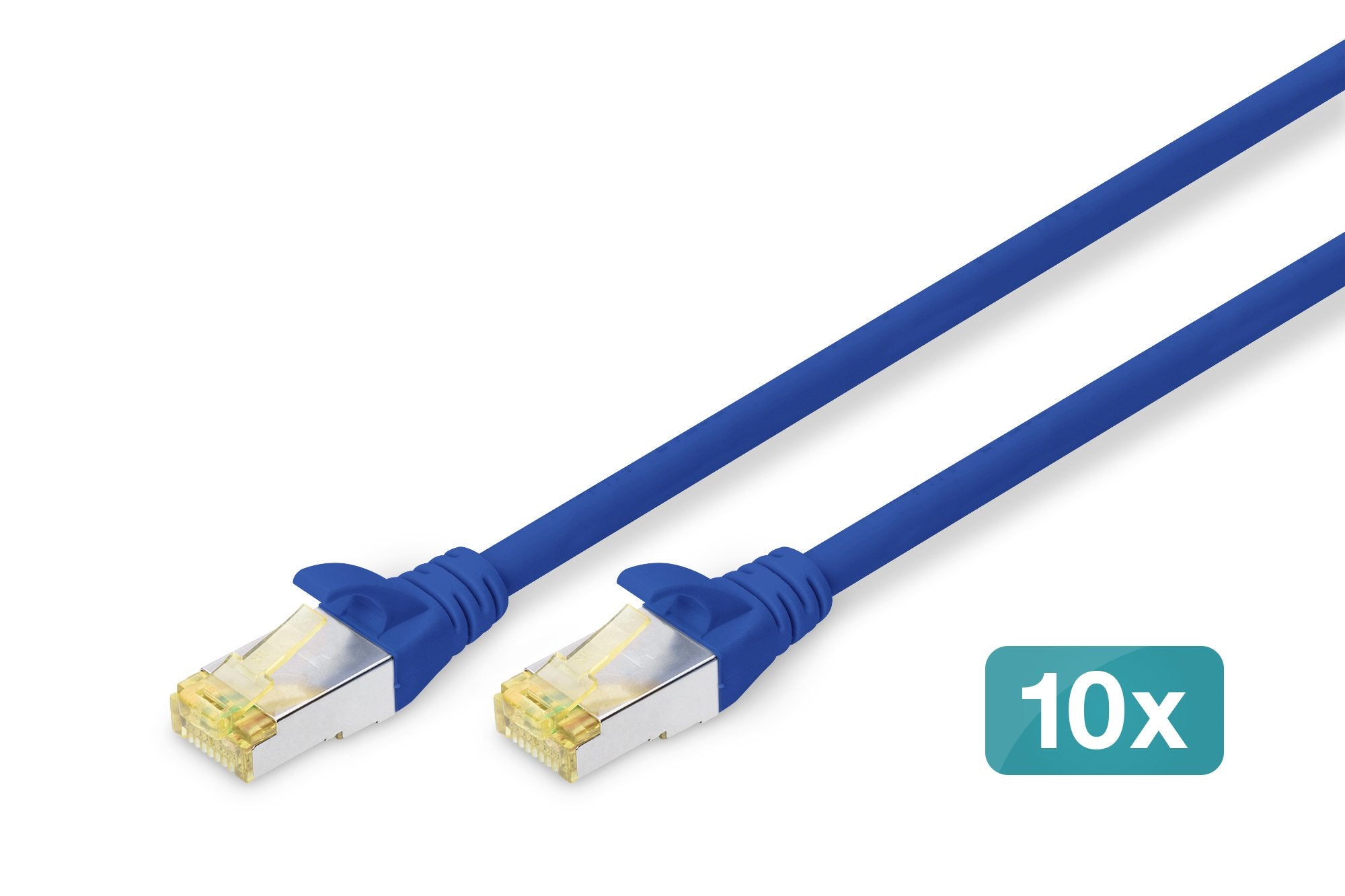 EAN 4016032469278 - Digitus DK-1644-A-050-B-10 cable de red Azul 5 m Cat6a S/FTP (S-STP) imagen 1