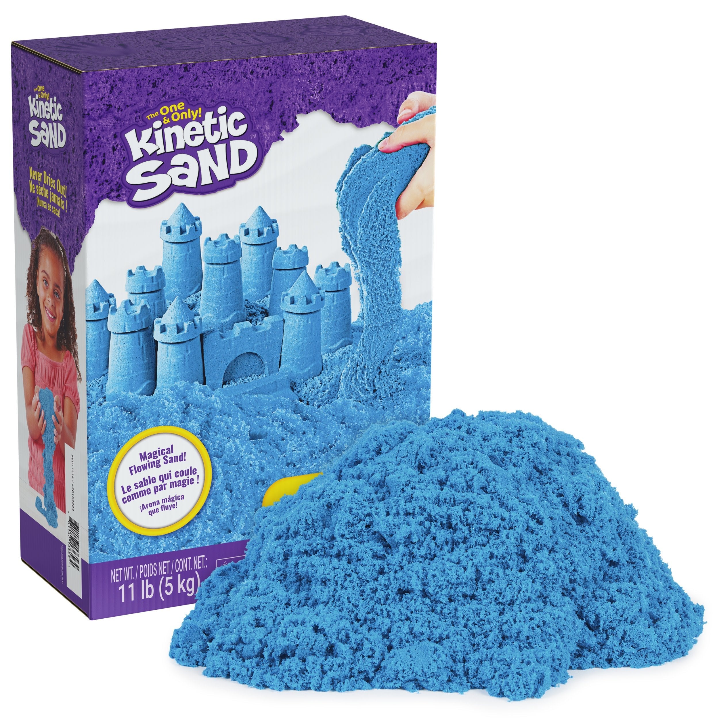 Spinmaster Kinetic Sand - Azul 5 Kilogramm Arena) 6077239