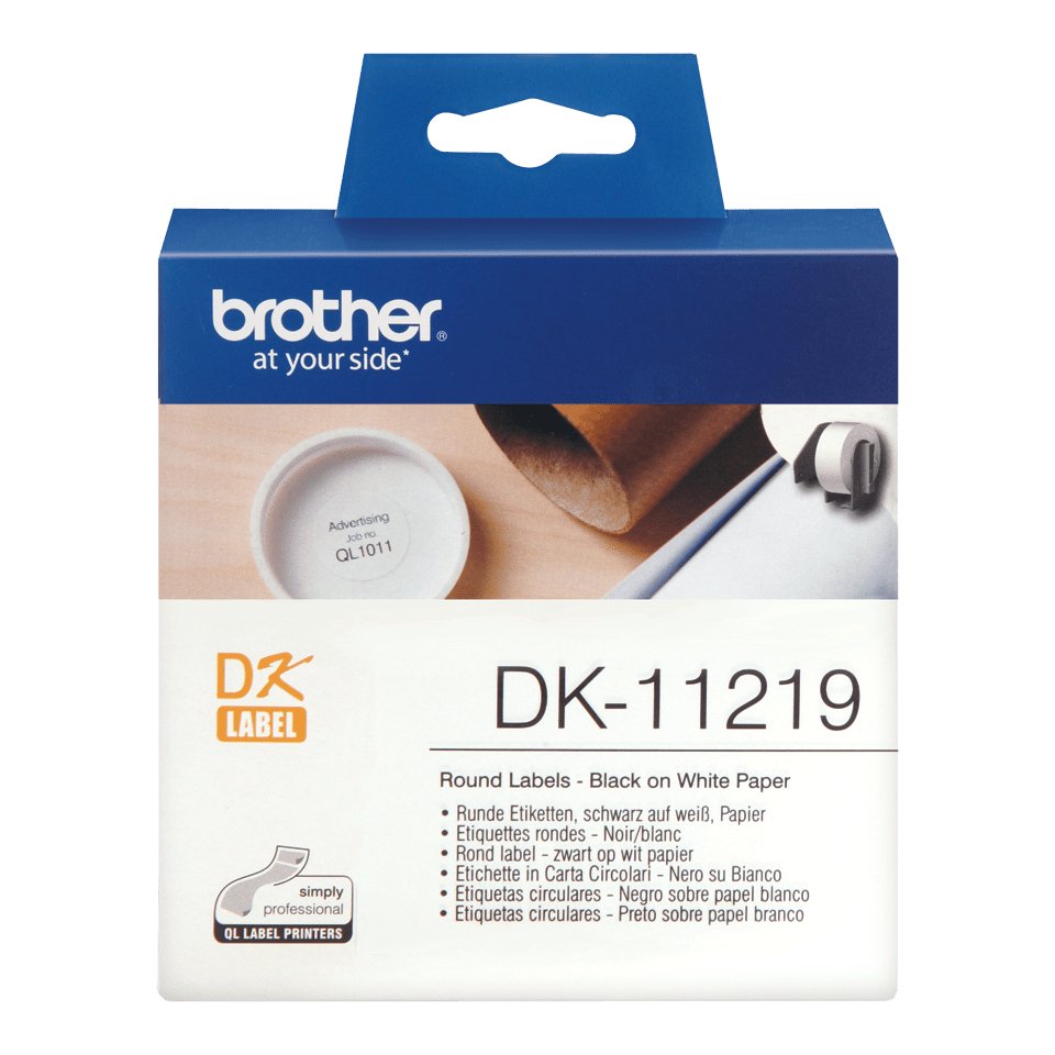 EAN 4977766634564 - Brother DK-11219 etiqueta de impresora Blanco imagen 2