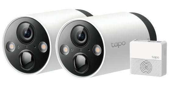 Kit 2 Camaras Ip Wifi Con Bateria Tp-Link Tapo C420s2 Resolucion 2kqhd 2560x1440px Bateria 180dias