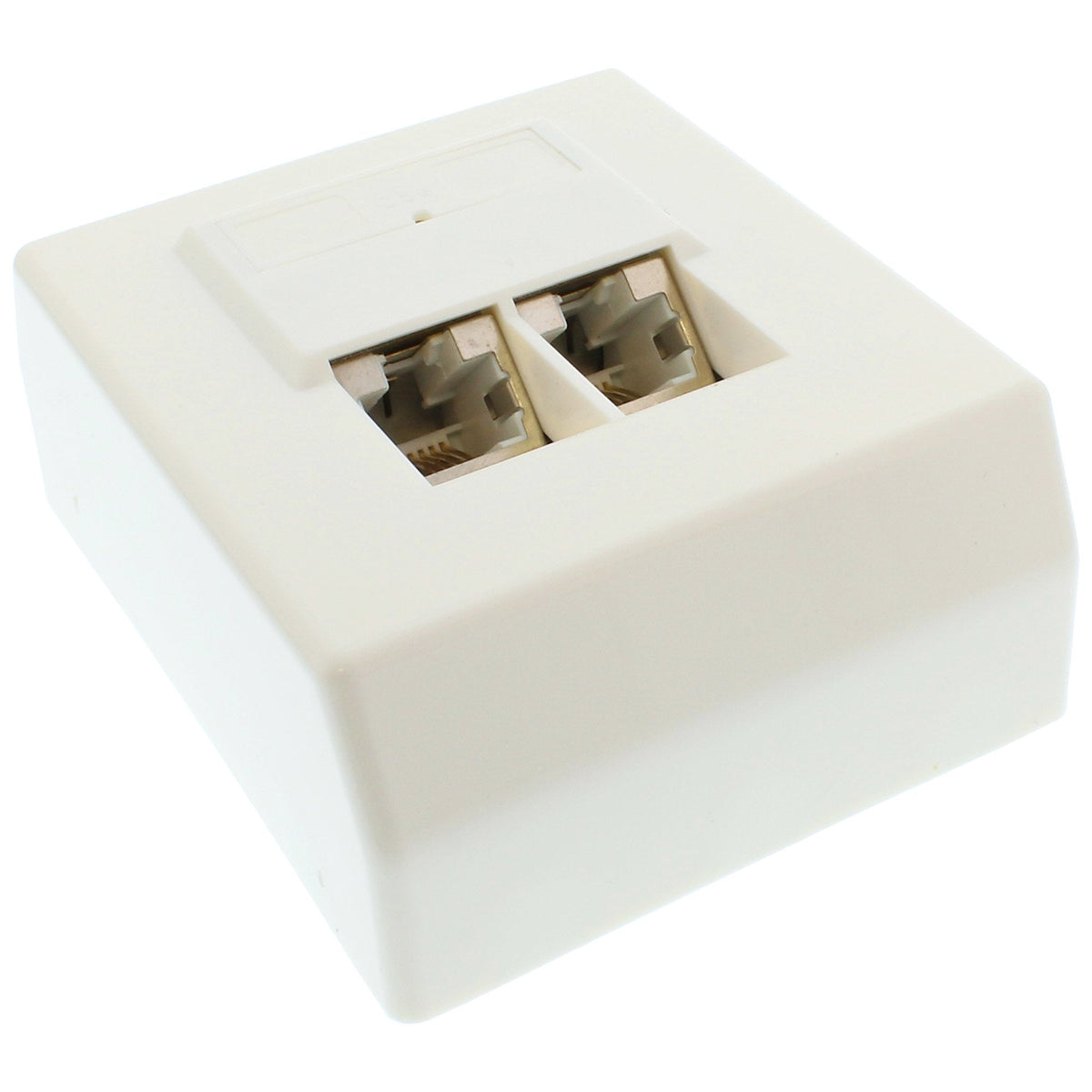 Inline Cat.5e Box 2x Rj45 Montaje En Superficie Blanco Ral9010