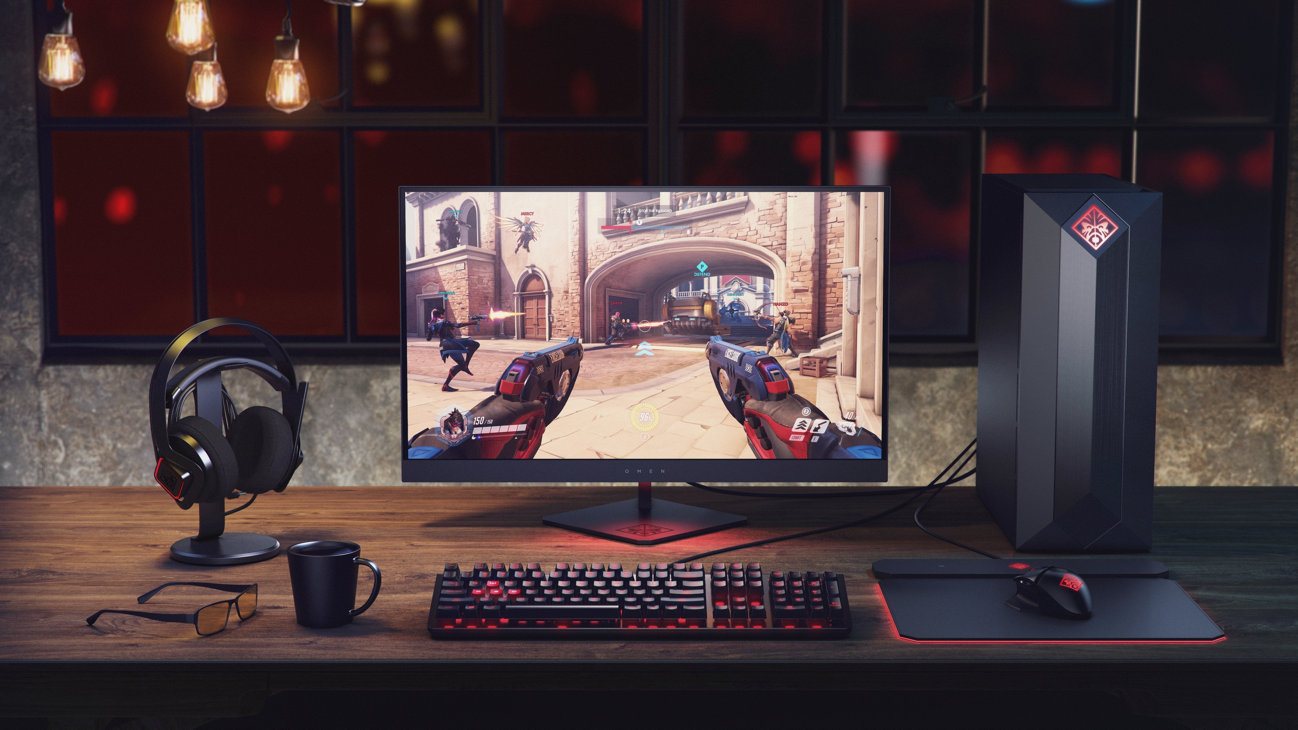 Hp Omen Photon Wireless Mouse Rechargeable Black/Red