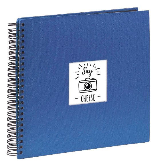 Hama Fine Art Wire-O Bound 36x32 50 Black Pages 090142 Blue