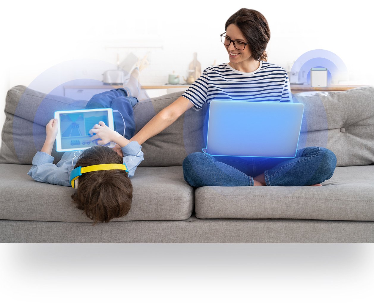 D-Link Wlan Router Ax3200 Mesh 3er Wifi6 / Bis 740qm / Ki